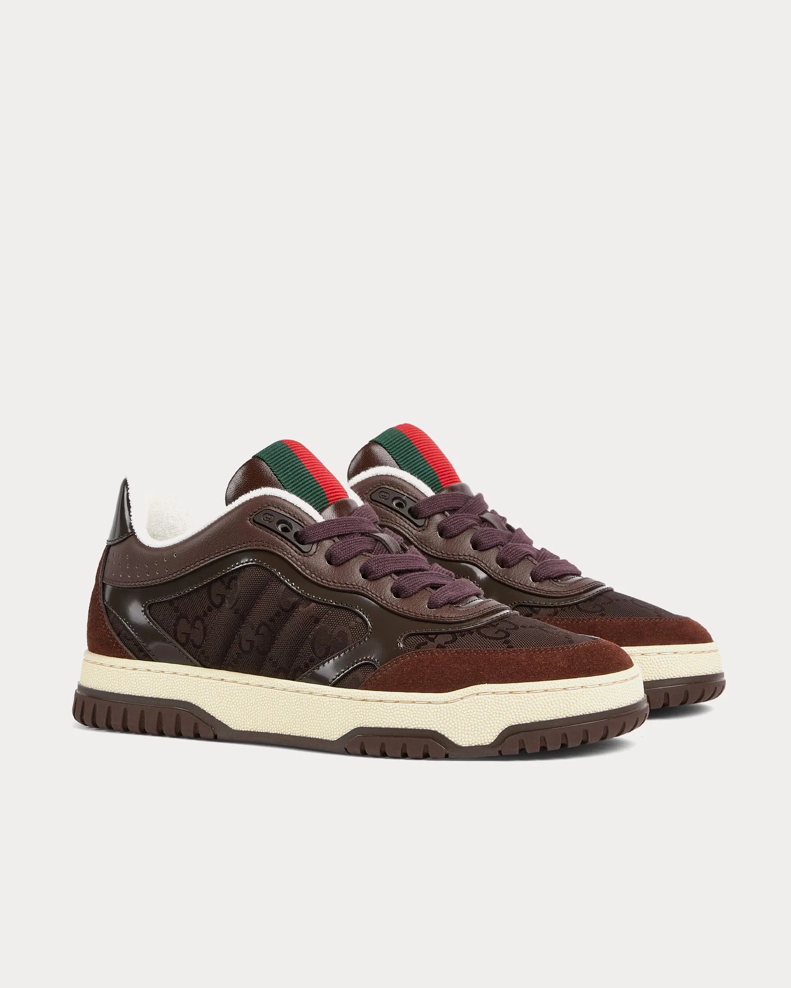 Gucci o1loc1c0326 842840 Women's Gucci Re-Web Sneakers Multicolor Size US 8.5 / IT 38.5 - 3 Thumbnail