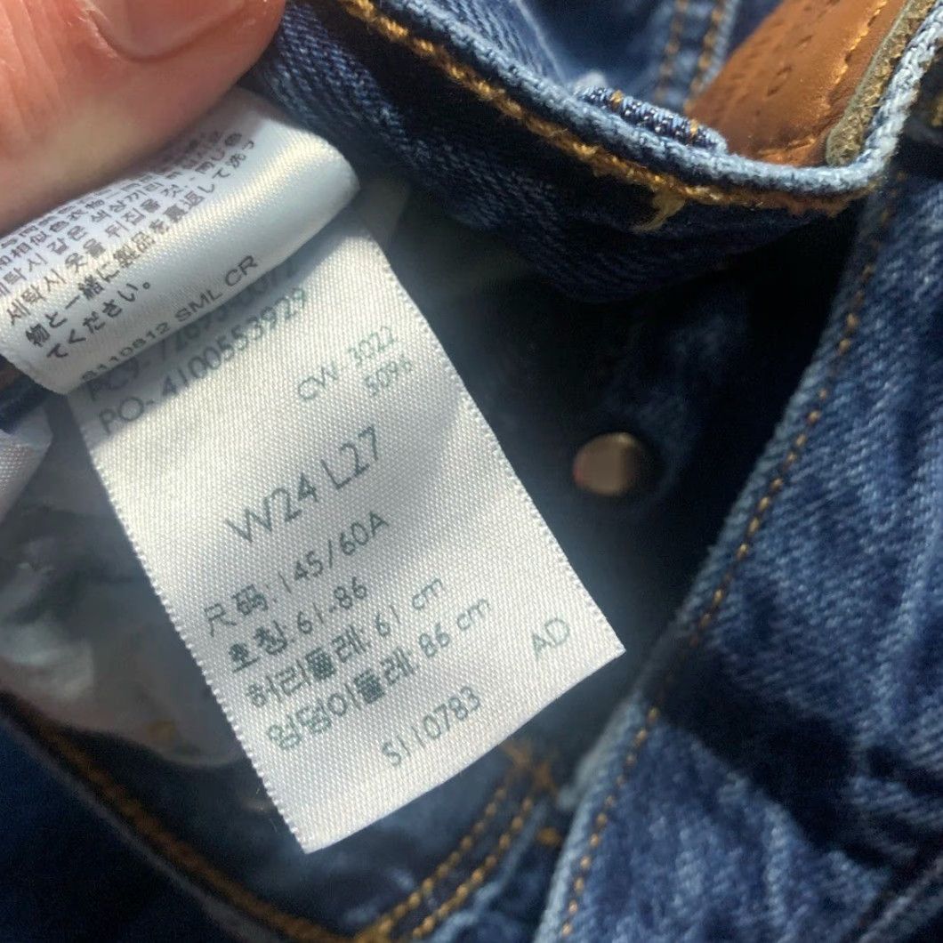 Levi's Levi's Jeans 24 Women's Blue Ankle Button Fly RIB Cage Straight 24 Jeans Size 42" / US 20 - 7 Thumbnail