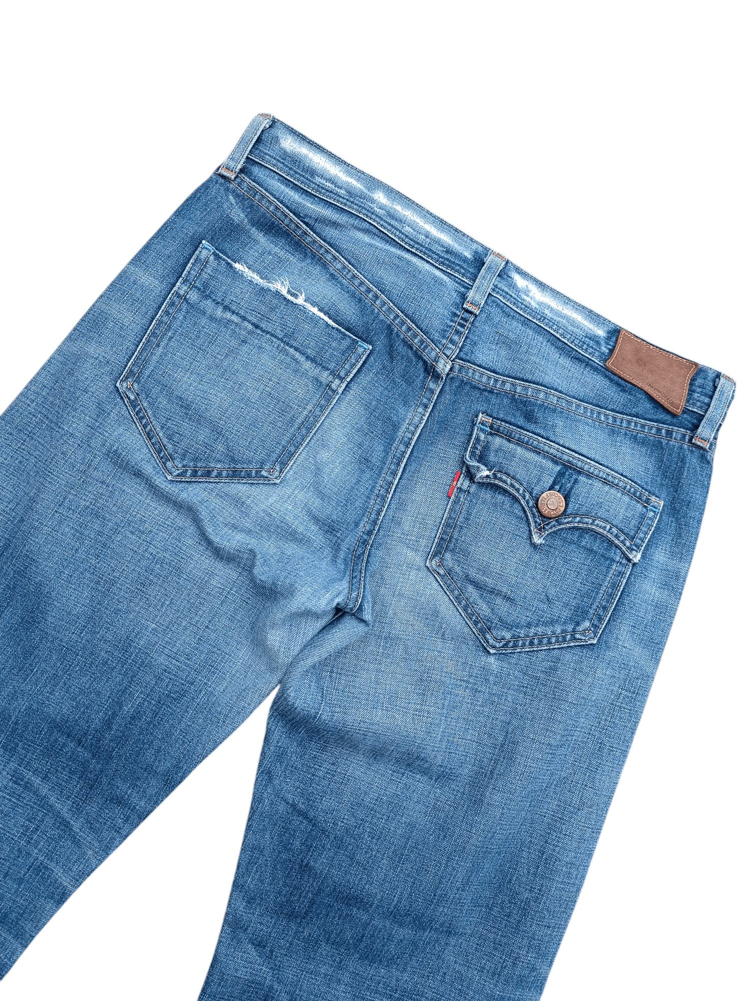 Levi's × Levi's Made & Crafted × Vintage Vintage 80s Flared Selvedge Denim Levis Jeans Size US 30 / EU 46 - 8 Thumbnail