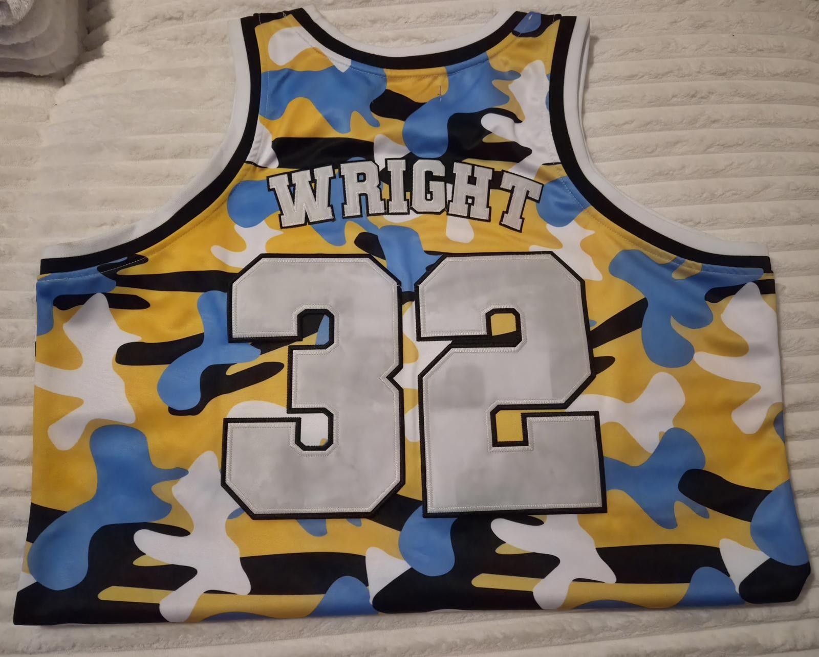 Unknown London Mens Basketball Jersey Camouflage Wright Love & Basketball Size ONE SIZE - 1 Thumbnail