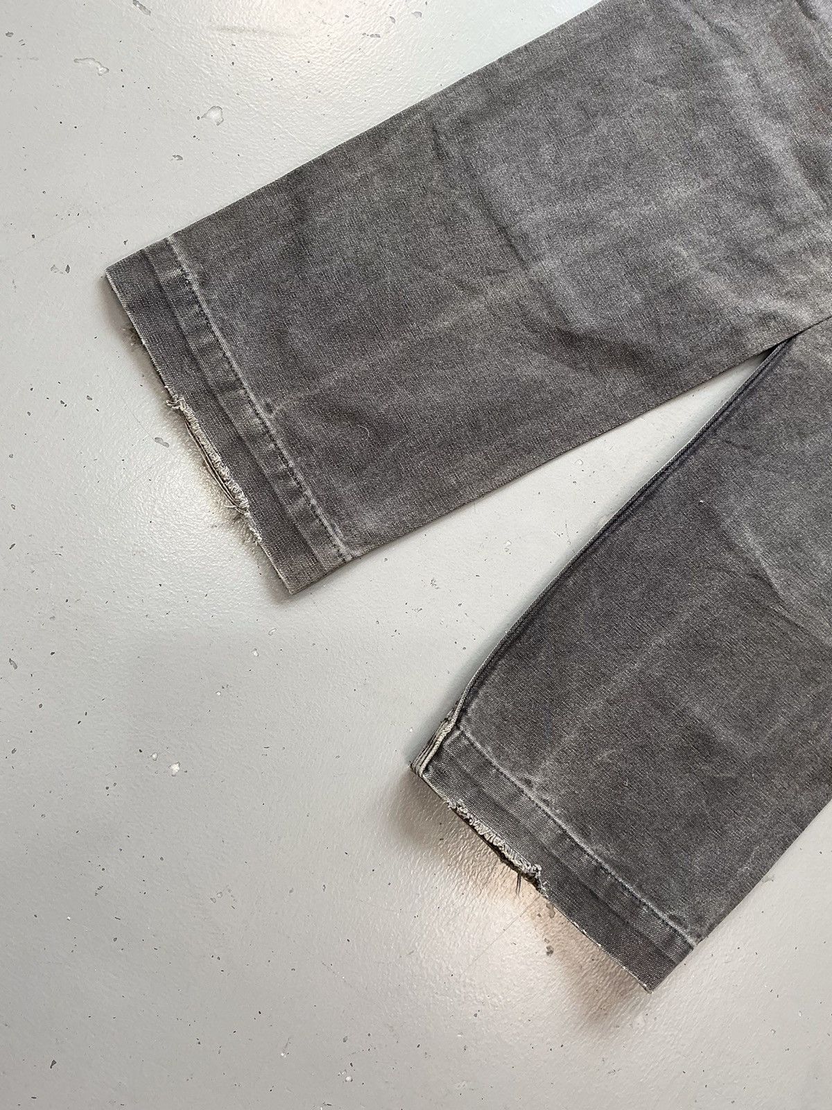 Carhartt × Vintage Vintage sunfade Carhartt B01 BLK painted double knee denim Size US 29 - 10 Thumbnail