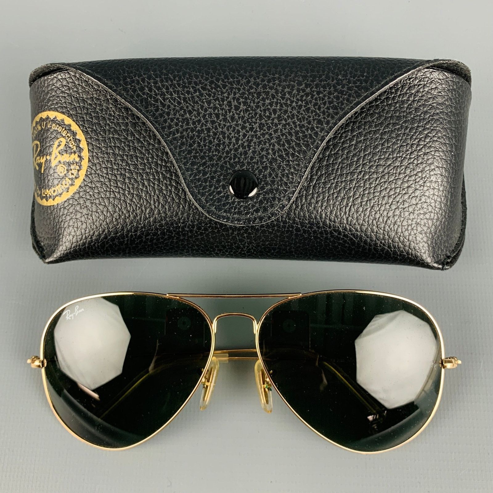 RayBan RAY-BAN Gold Metal Sunglasses Size ONE SIZE - 7 Thumbnail