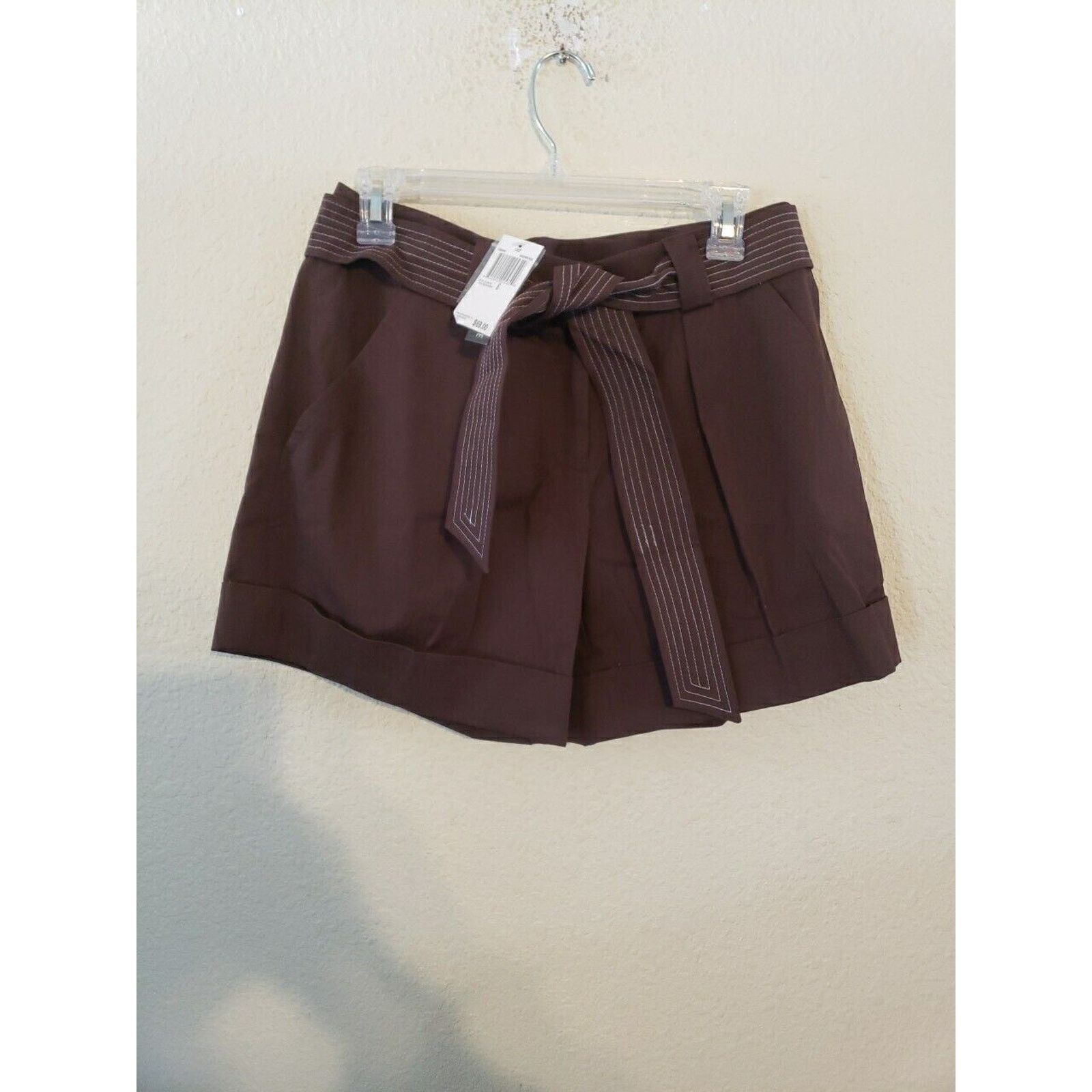 Other Chelsea Theodore Womens Size 6 Brown High Rise Shorts Size 28" / US 6 / IT 42 - 4 Thumbnail