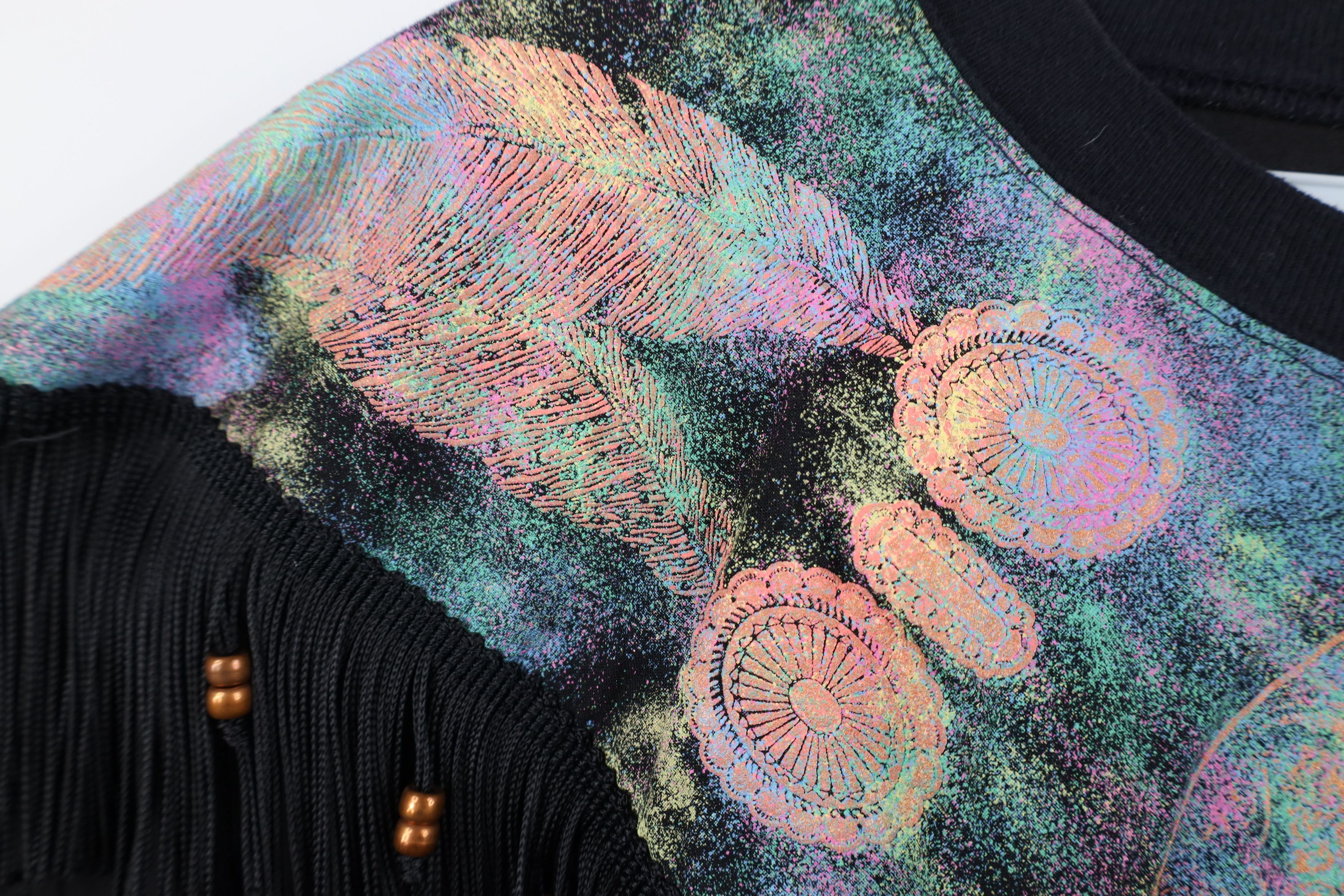 Vintage Vintage 90s Western Cowgirl Southwestern Pullover Jacket USA Size M / US 6-8 / IT 42-44 - 8 Thumbnail