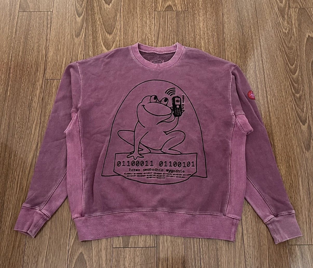 Cav Empt Cav Empt Overdye Easily Comfort Washed Crewneck Sweatshirt Size US XL / EU 56 / 4 - 1 Thumbnail