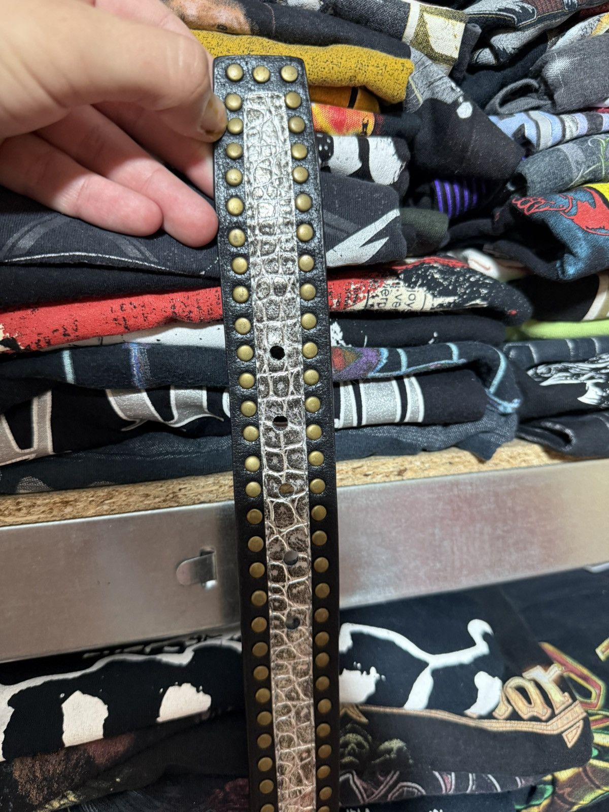 Vintage Vtg 90’s Japanese Metal Punk Rock Emo Goth Pirates Belt Y2K Size ONE SIZE - 4 Thumbnail