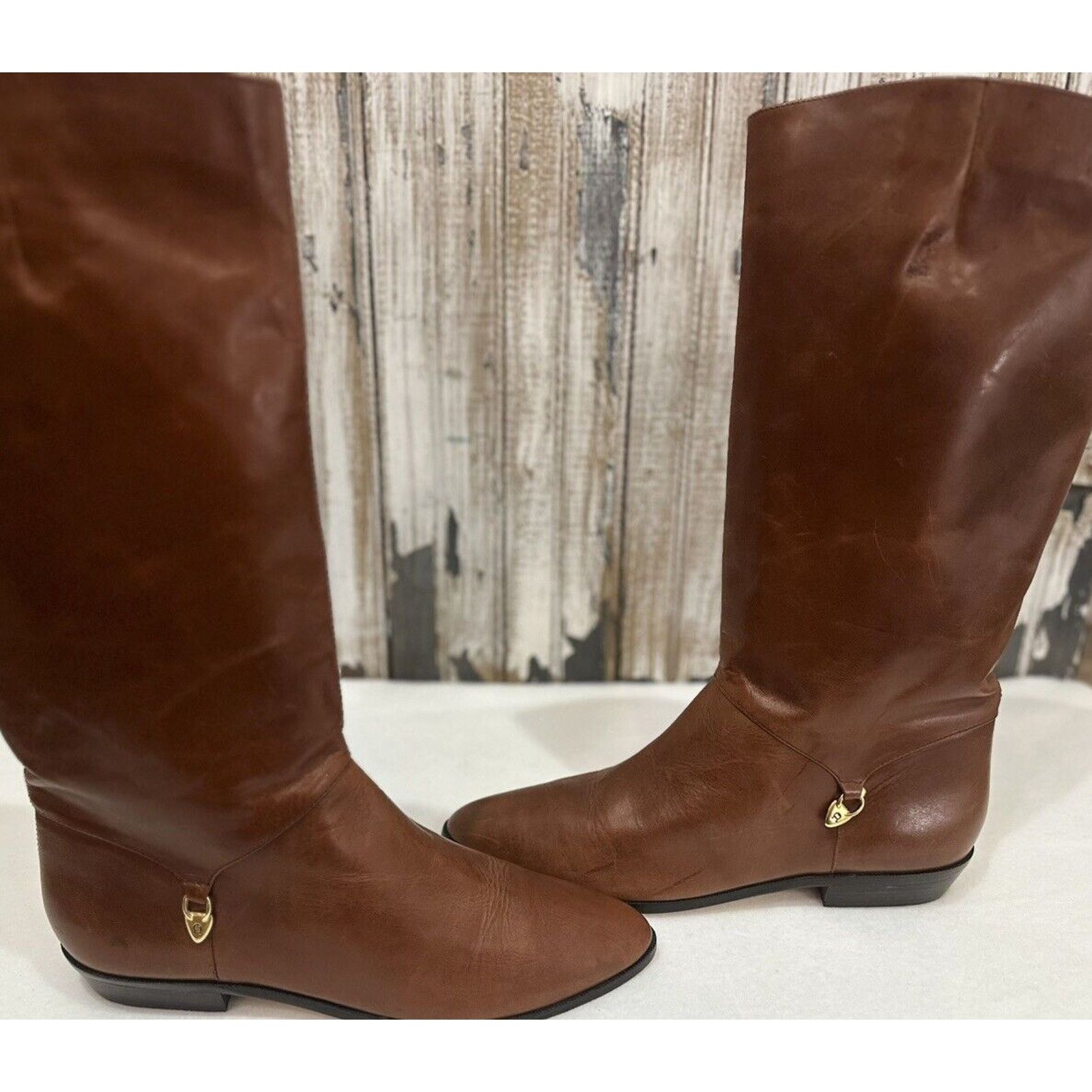 Etienne Aigner Etienne Aigner Leather Riding Boots- Women’s 10M Size US 10 / IT 40 - 2 Thumbnail