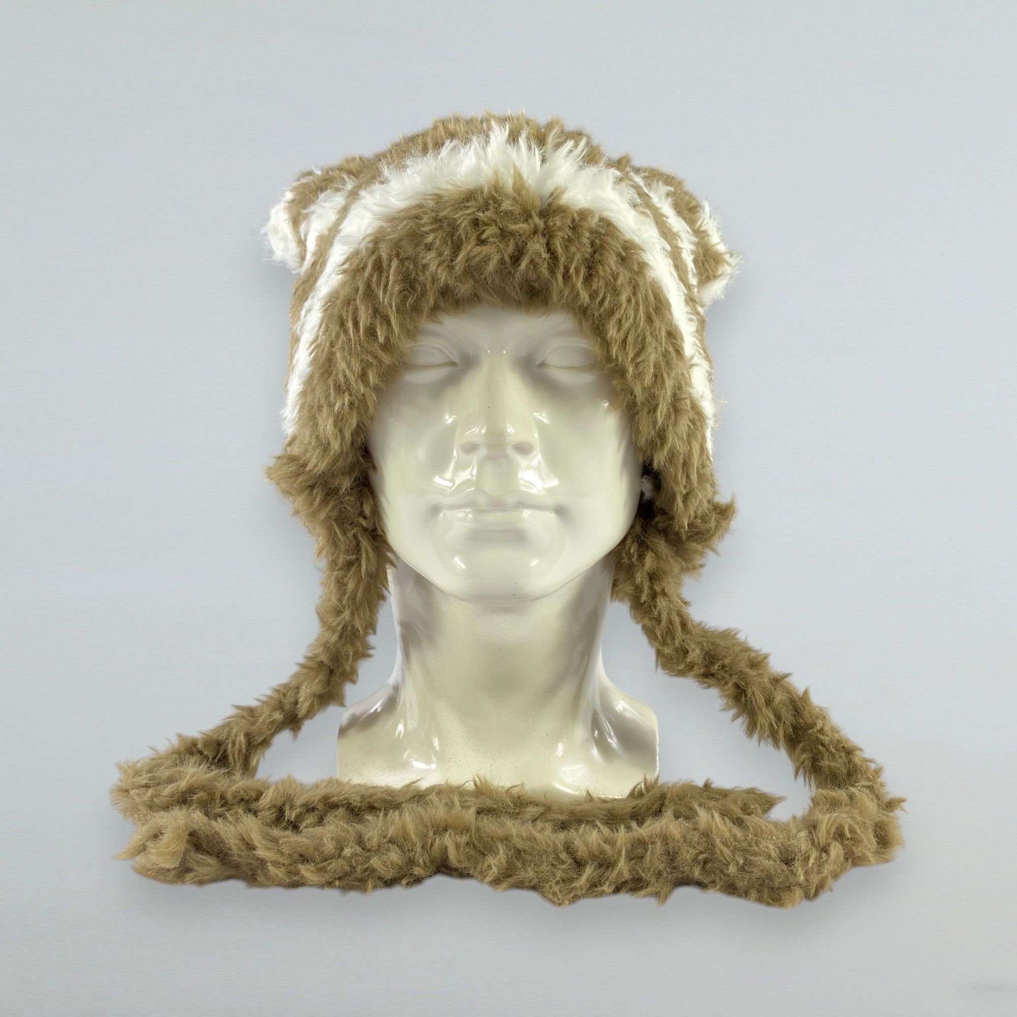 Japanese Brand Faux Fur Ear Beanie Earflap Hat Snowcap Size ONE SIZE - 1 Thumbnail