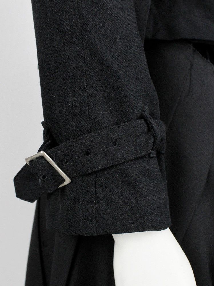 Comme des Garcons Comme des Garçons FW'16 (FW'11) Short Trench Pea Coat Size S / US 4 / IT 40 - 10 Thumbnail