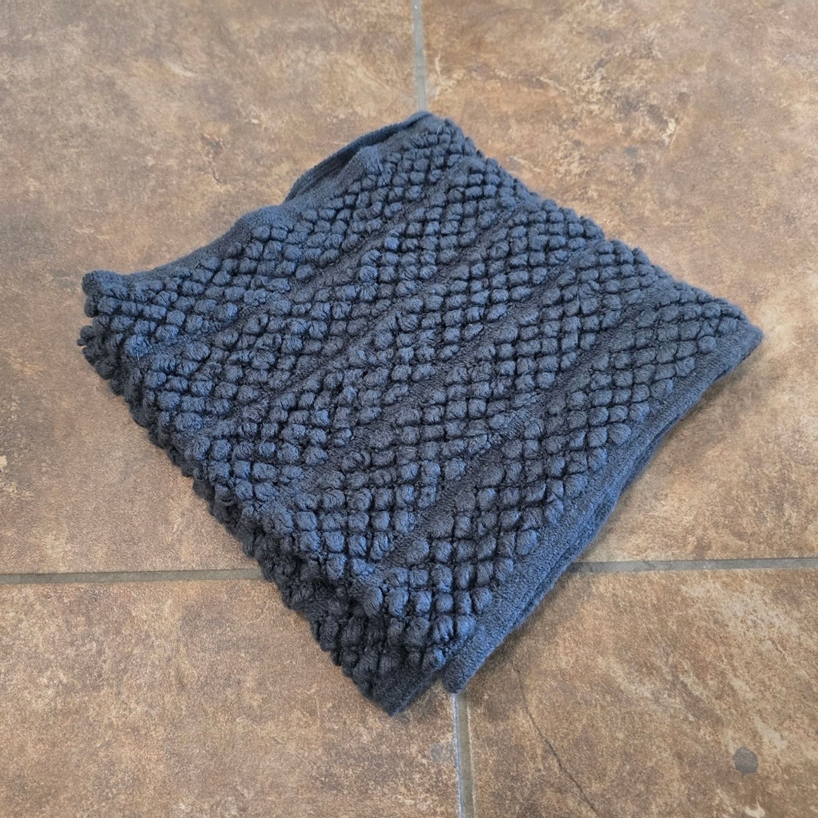 Other Dark Grey Textured Infinity Scarf Size ONE SIZE - 2 Thumbnail