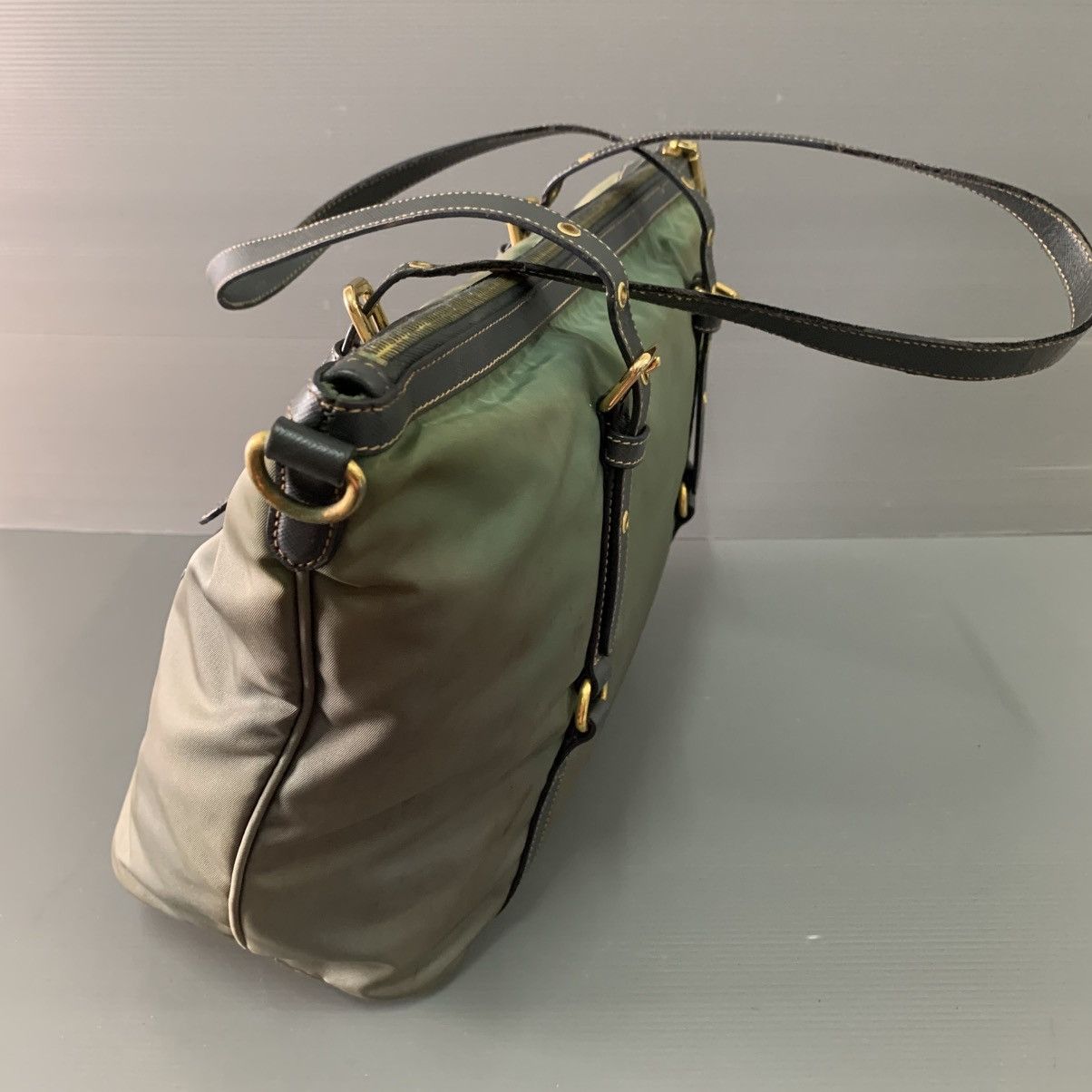 Prada Prada Nylon Tote Handbag Size ONE SIZE - 3 Thumbnail
