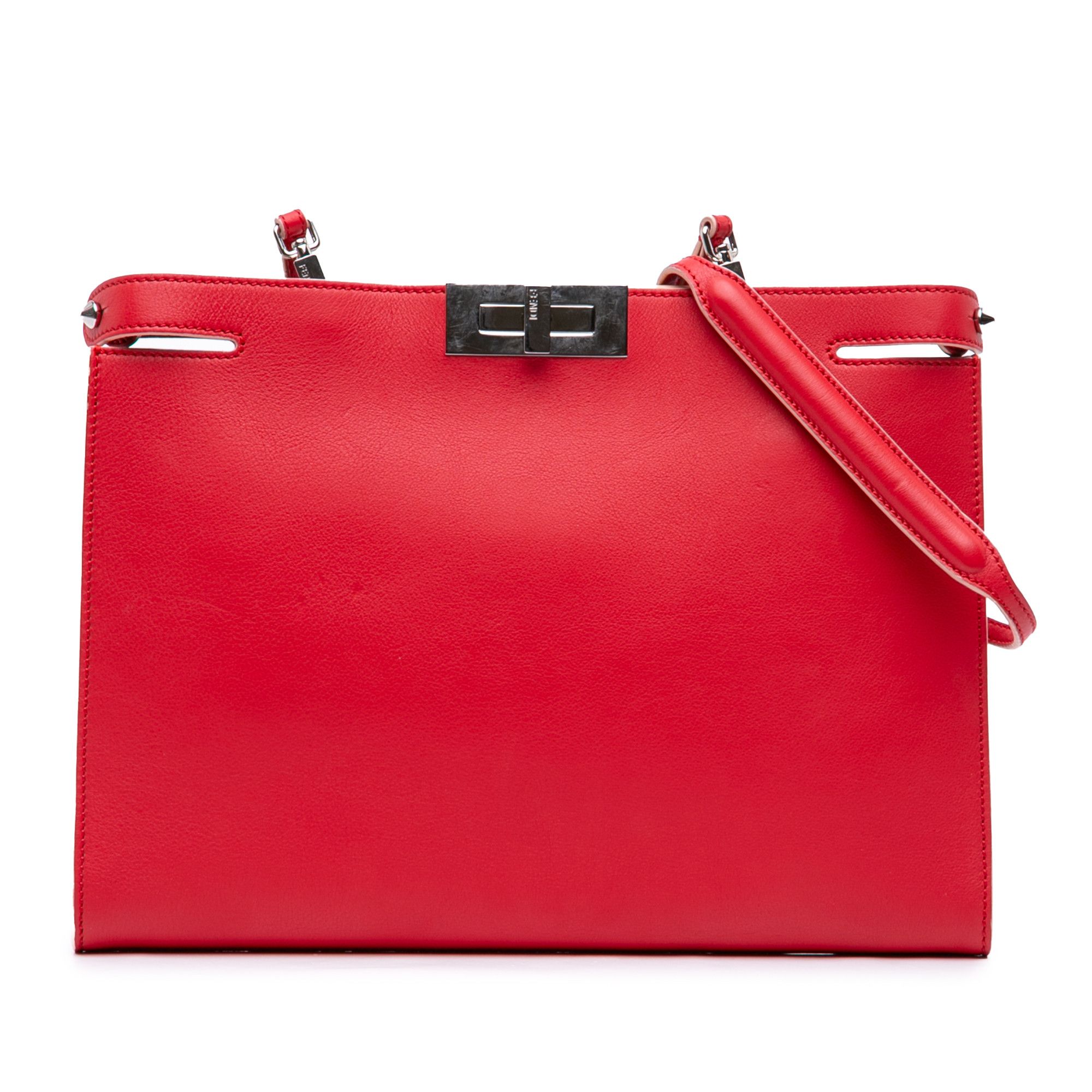 Fendi Fendi Leather Peekaboo Clutch Crossbody Size ONE SIZE - 1 Thumbnail