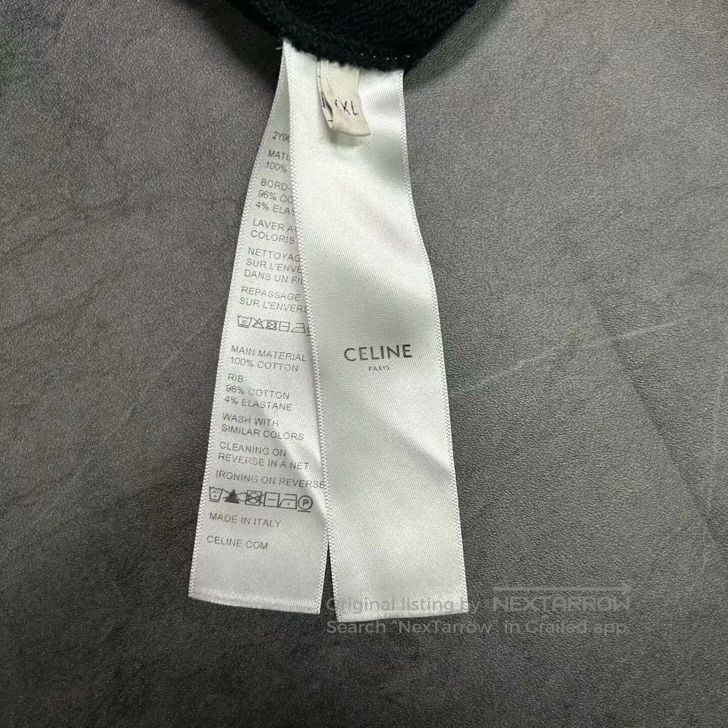 Celine Celine Logo Pullover Sweatshirt XXL Size. Size XXL / US 16-18 / IT 52-54 - 5 Thumbnail