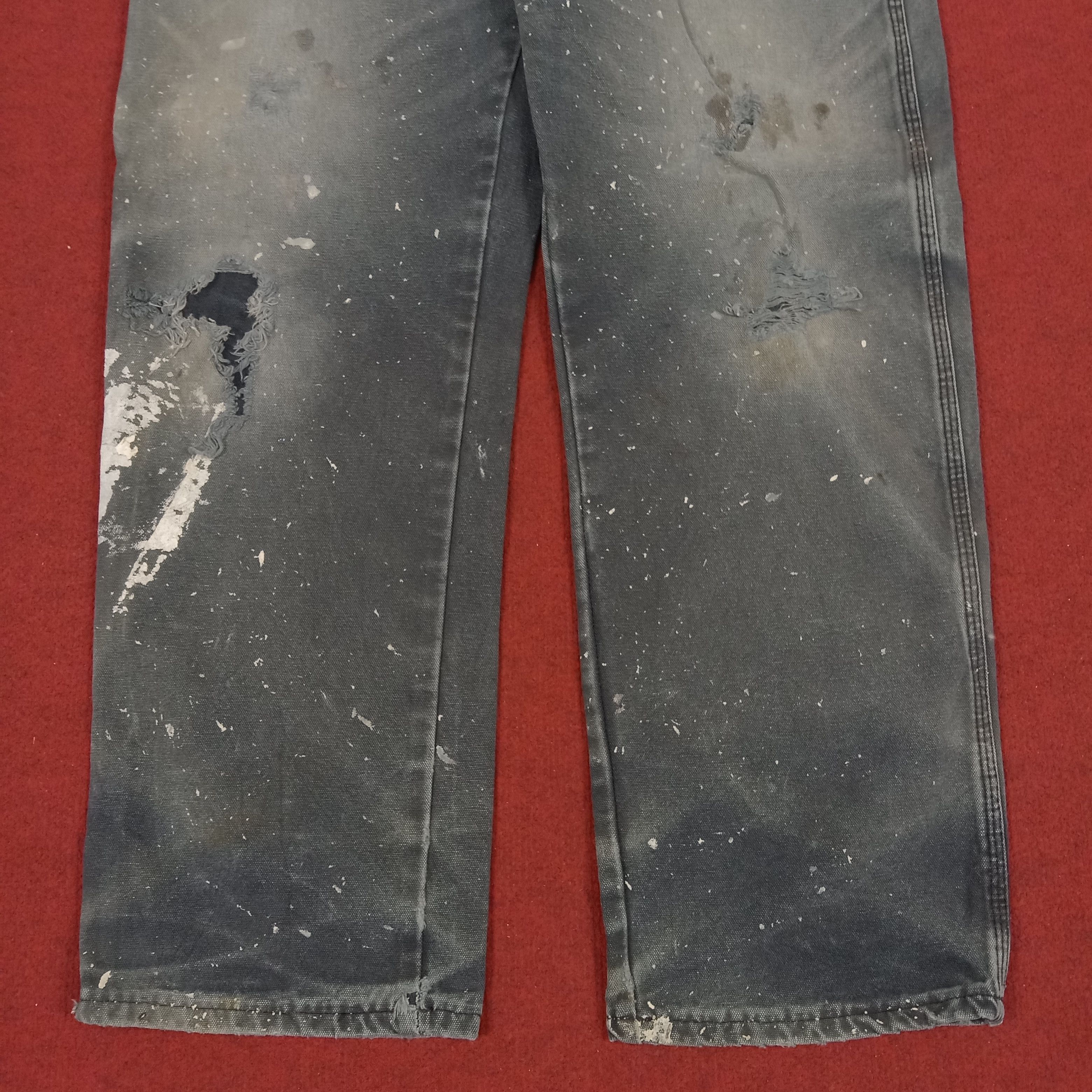 Dickies × Vintage Dickies Workwear Style Distressed Carpenter Pants Size US 31 - 6 Thumbnail