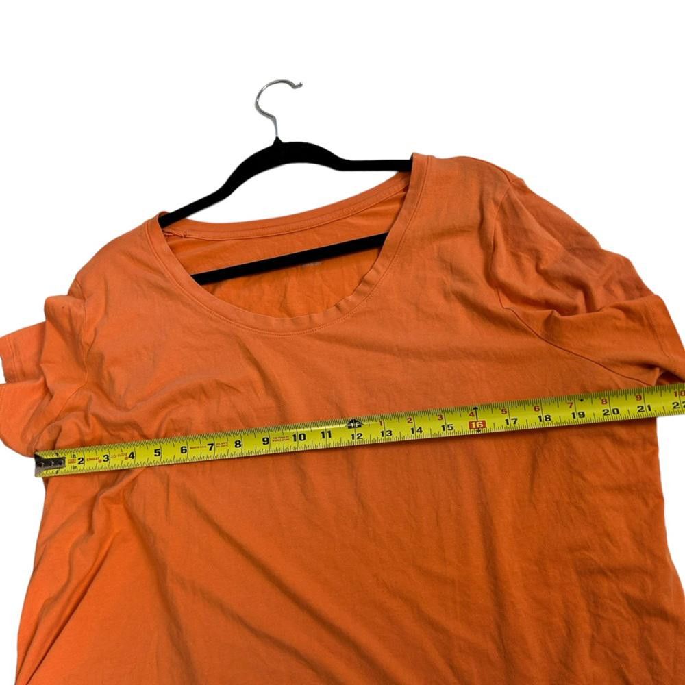 Designer Ava & Viv l Orange Basic Tee 1X Size XL / US 12-14 / IT 48-50 - 4 Thumbnail