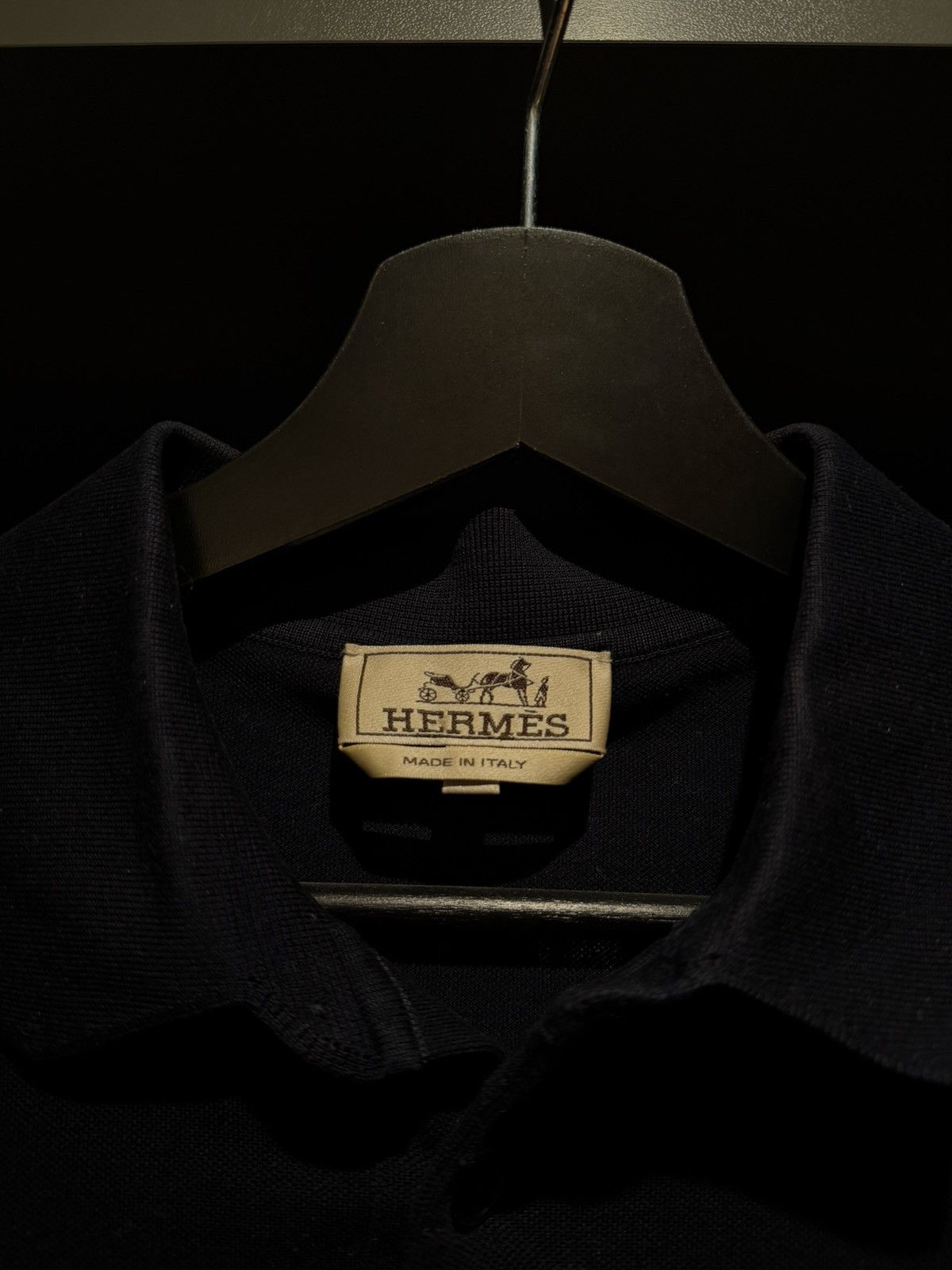 Hermes Navy Polo T-Shirt Size US M / EU 48-50 / 2 - 3 Thumbnail