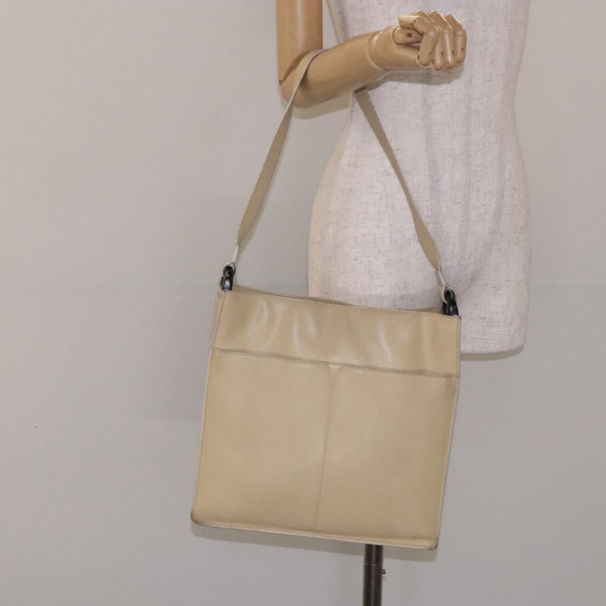 Gucci GUCCI Shoulder Bag Leather Beige Gold 001 3444 001 3444 Size ONE SIZE - 22 Thumbnail