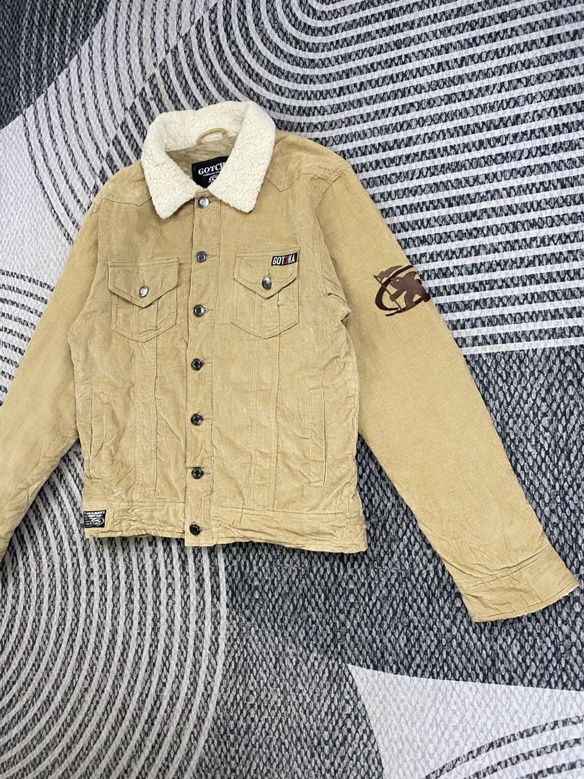 Gotcha Vintage Gotcha Corduroy Trucker Jacket Size US S / EU 44-46 / 1 - 4 Thumbnail