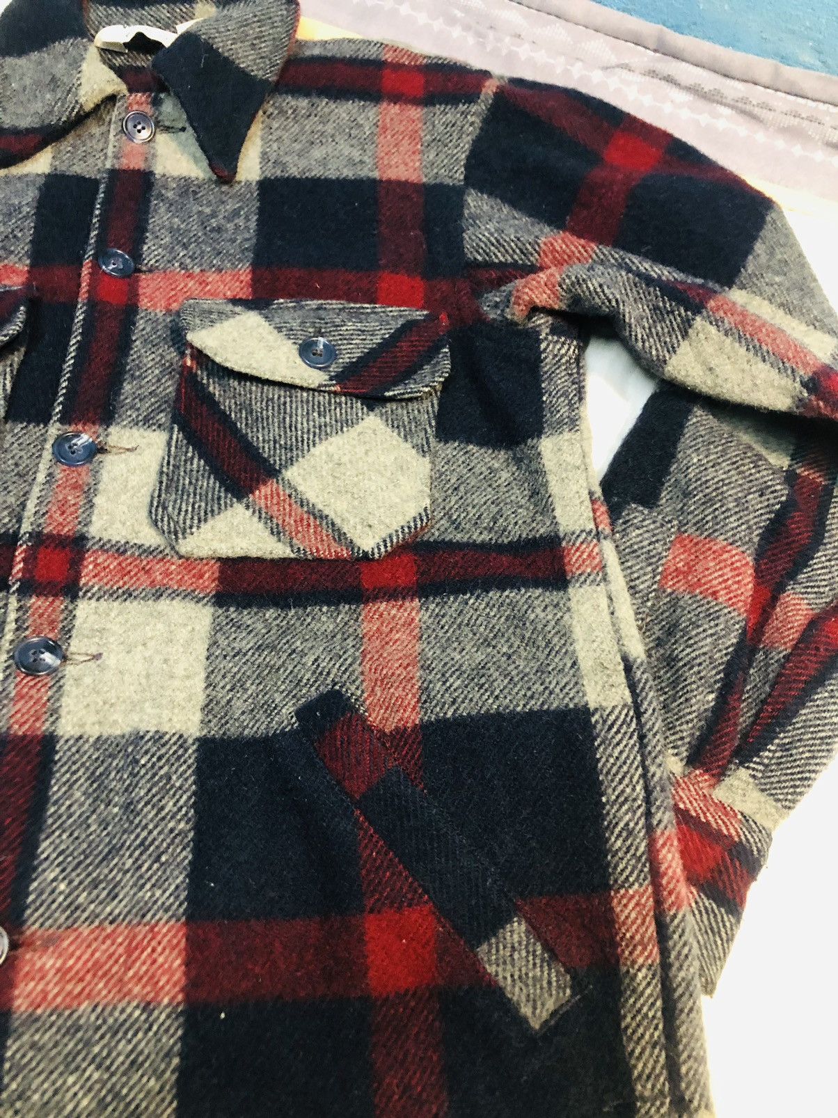 Vintage × Woolrich Woolen Mills Woolrich Button Shirt (7) Size US S / EU 44-46 / 1 - 4 Thumbnail
