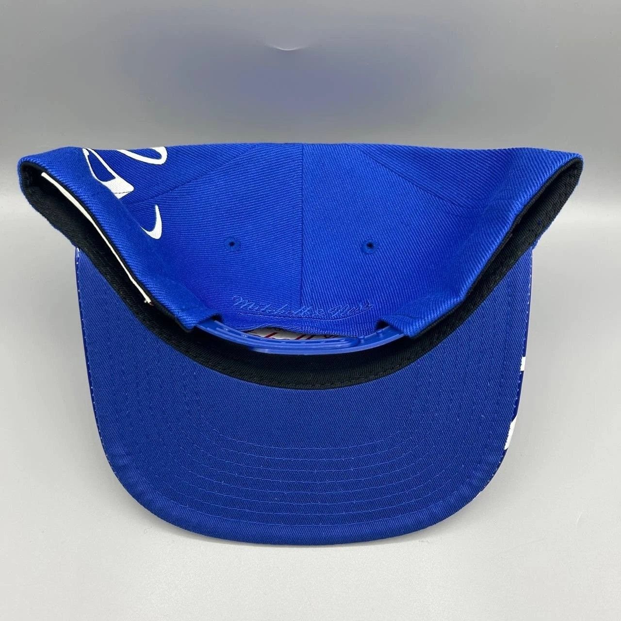 Mitchell & Ness Chicago Bulls NBA Hat Men Blue The Finals Snap Back Cap Size ONE SIZE - 4 Thumbnail