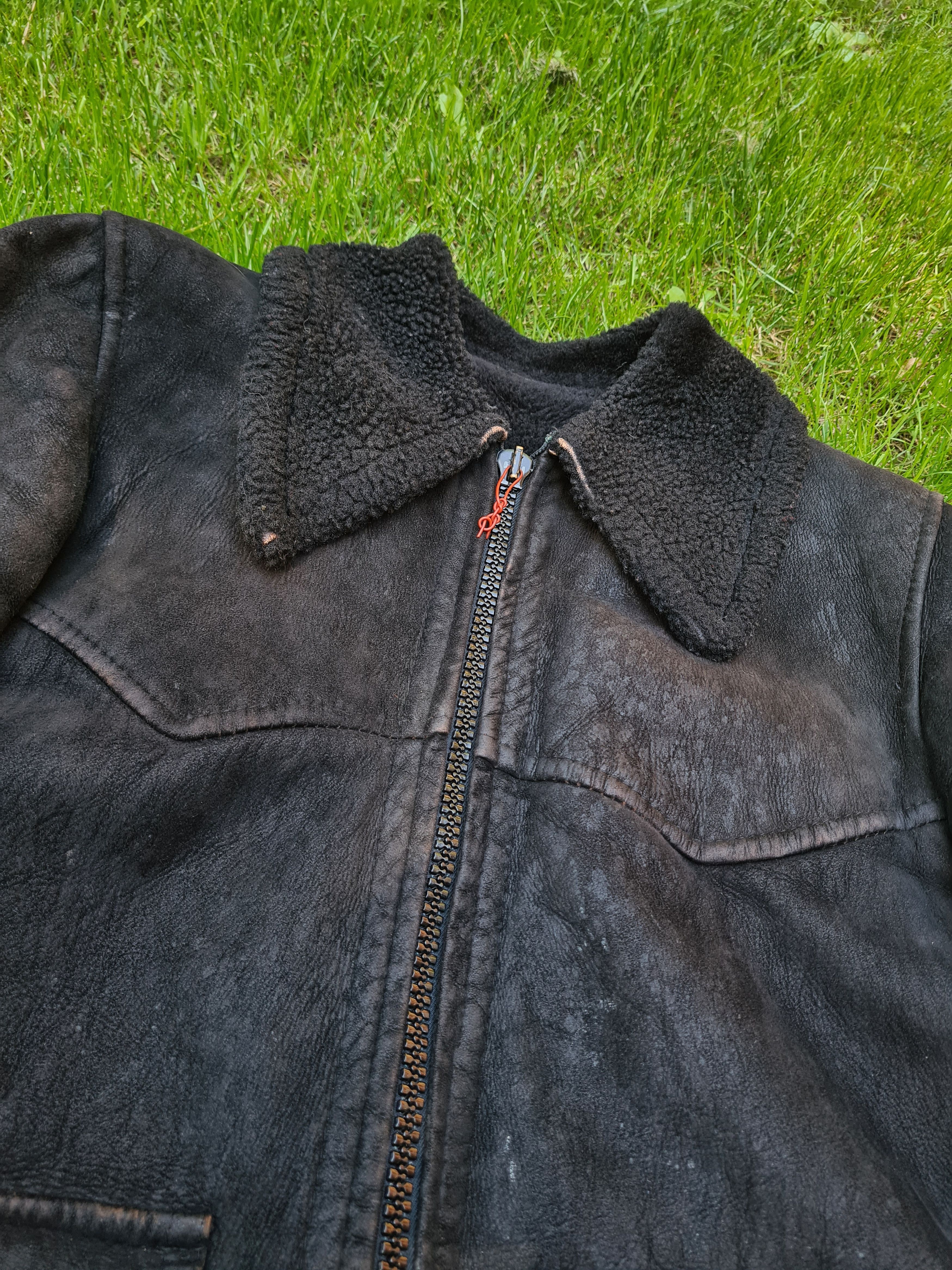 Vintage Vintage Fur Leather Jacket Size US L / EU 52-54 / 3 - 2 Thumbnail