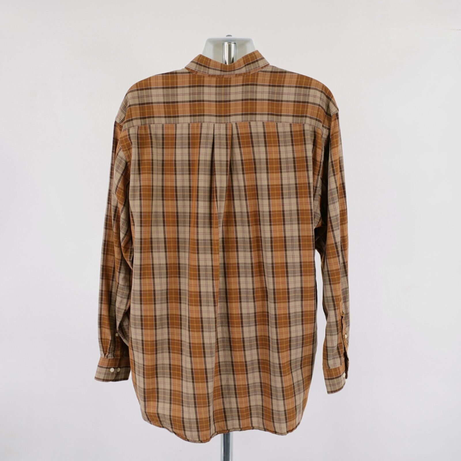 Jos. A. Bank Jos A Bank XL Brown Plaid Flannel Button Down Long Sleeve Size US XL / EU 56 / 4 - 8 Thumbnail