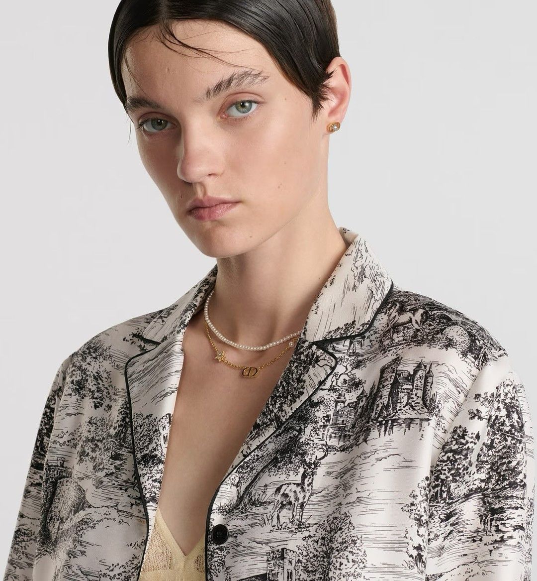 Dior o1bcso1str0126 Button Ups in Silk Size XL / US 12-14 / IT 48-50 - 2 Thumbnail