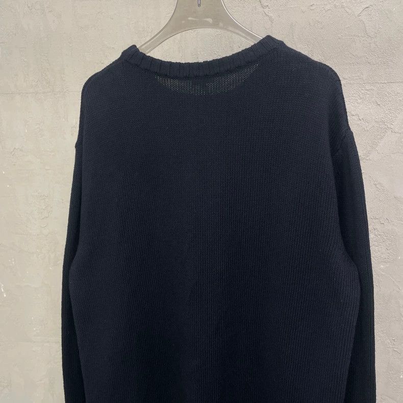Loewe LOEWE Black tassel logo round neck knit sweater Size XS / US 0-2 / IT 36-38 - 4 Thumbnail