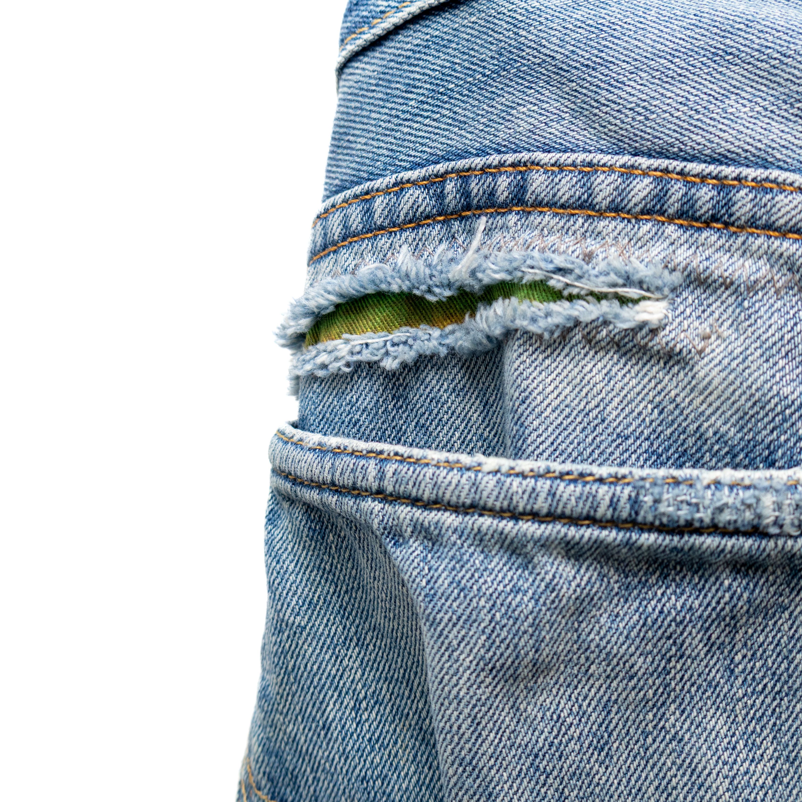 Polo Ralph Lauren Polo Ralph Lauren Sullivan Slim Patchwork Distressed Jeans Size US 36 / EU 52 - 12 Thumbnail
