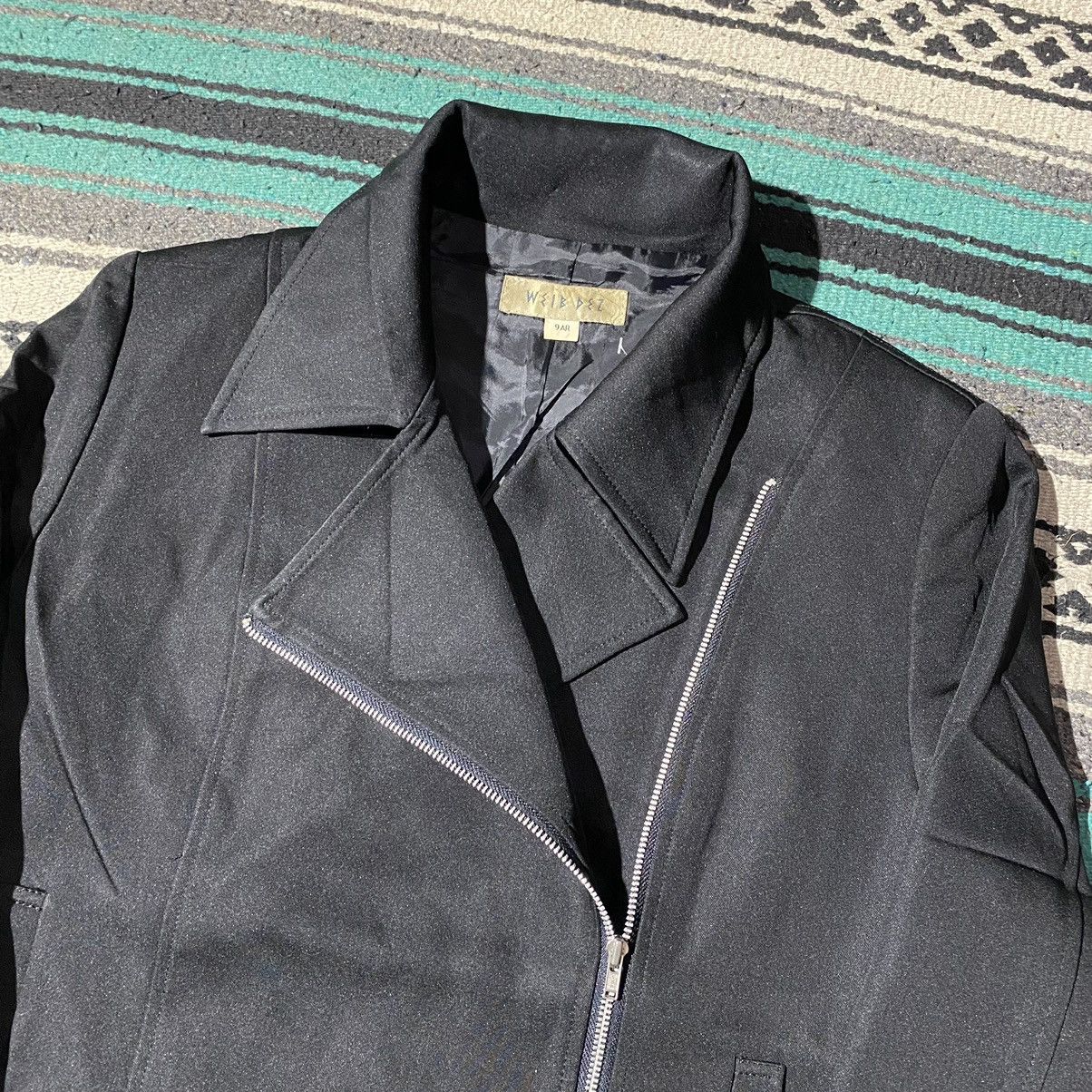 If Six Was Nine 2000s - Weib Dez Asymmetric Scandal BikerJacket Size M / US 6-8 / IT 42-44 - 5 Thumbnail