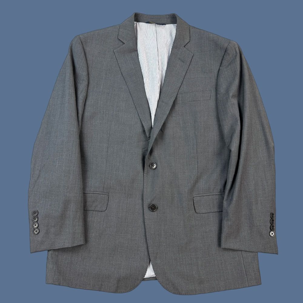 Brooks Brothers Brooks Brothers Explorer Blazer Mens 42S Gray Wool Blend Regent Fit Stretch Blazer Mens Regular Gray 90s? Size 42R - 1 Thumbnail