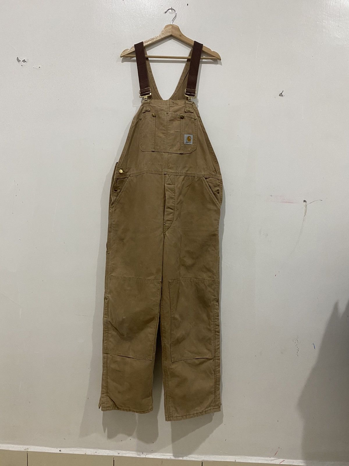 Carhartt Carhartt Vintage Double Knee Bib Overalls 40x30 Size US 40 / EU 56 - 1 Thumbnail