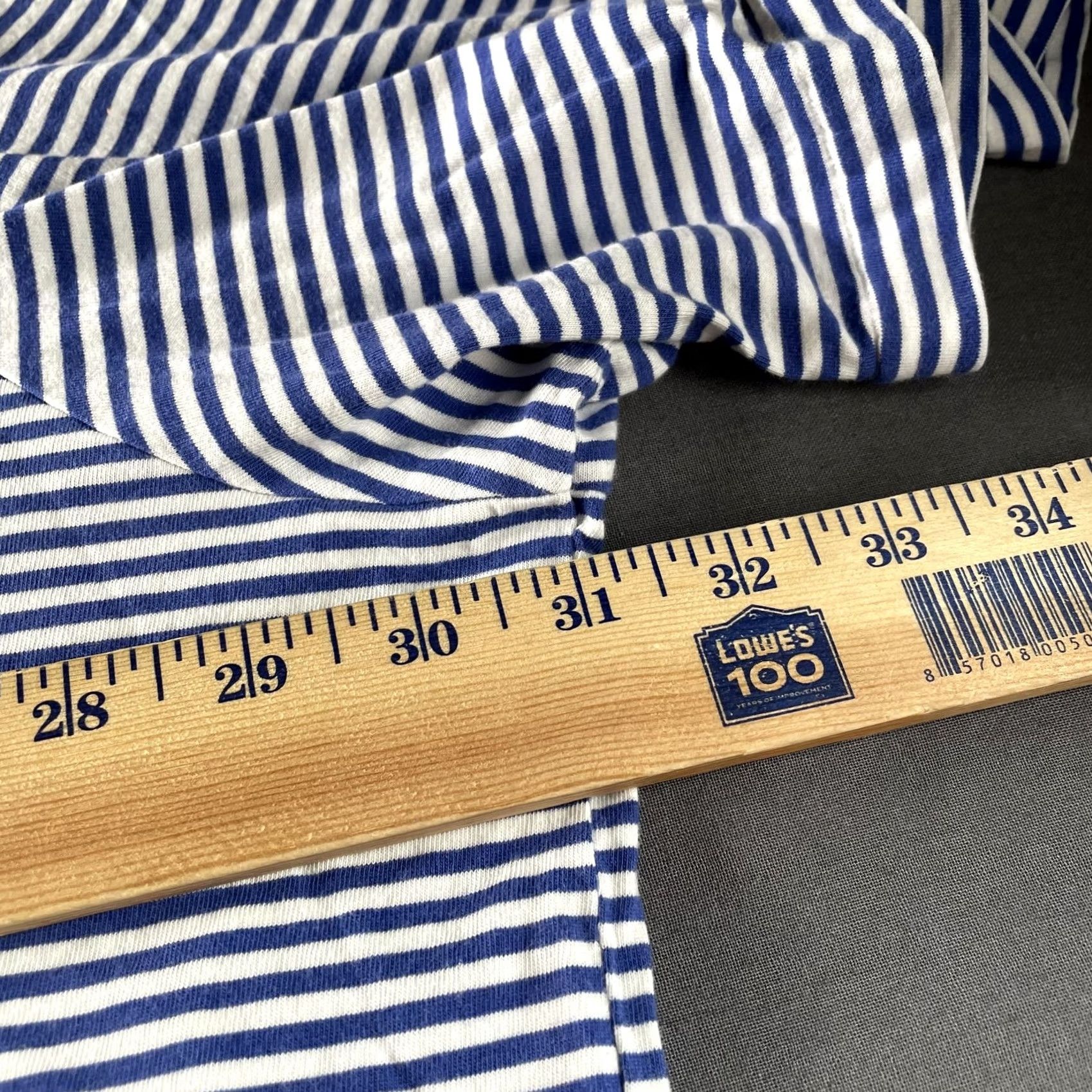 Polo Ralph Lauren VINTAGE Polo Ralph Lauren Polo Shirt Mens 4XB Big Blue Striped Pocket Jersey Shirt Mens Big 4X Blue Striped Pocket Size US XXL / EU 58 / 5 - 4 Thumbnail