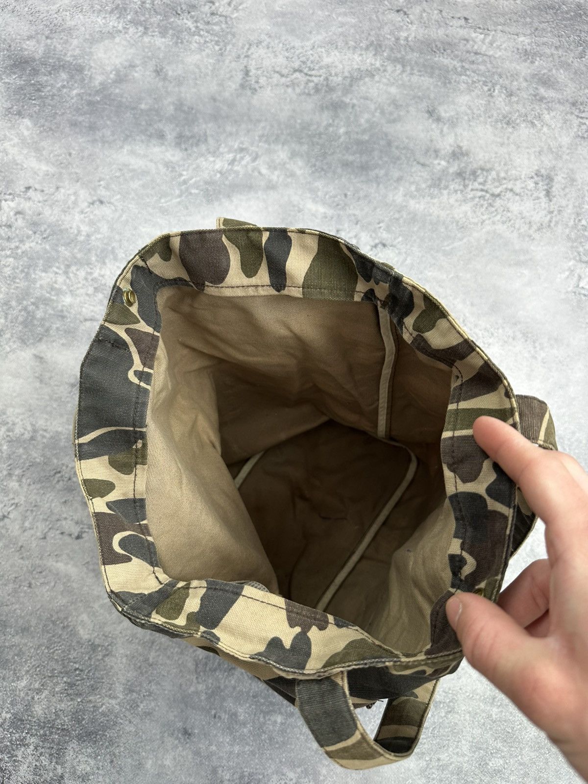 Carhartt 🚨Rare Vintage Carhartt Simple Tote Bag Camouflage Y2K Size ONE SIZE - 9 Thumbnail