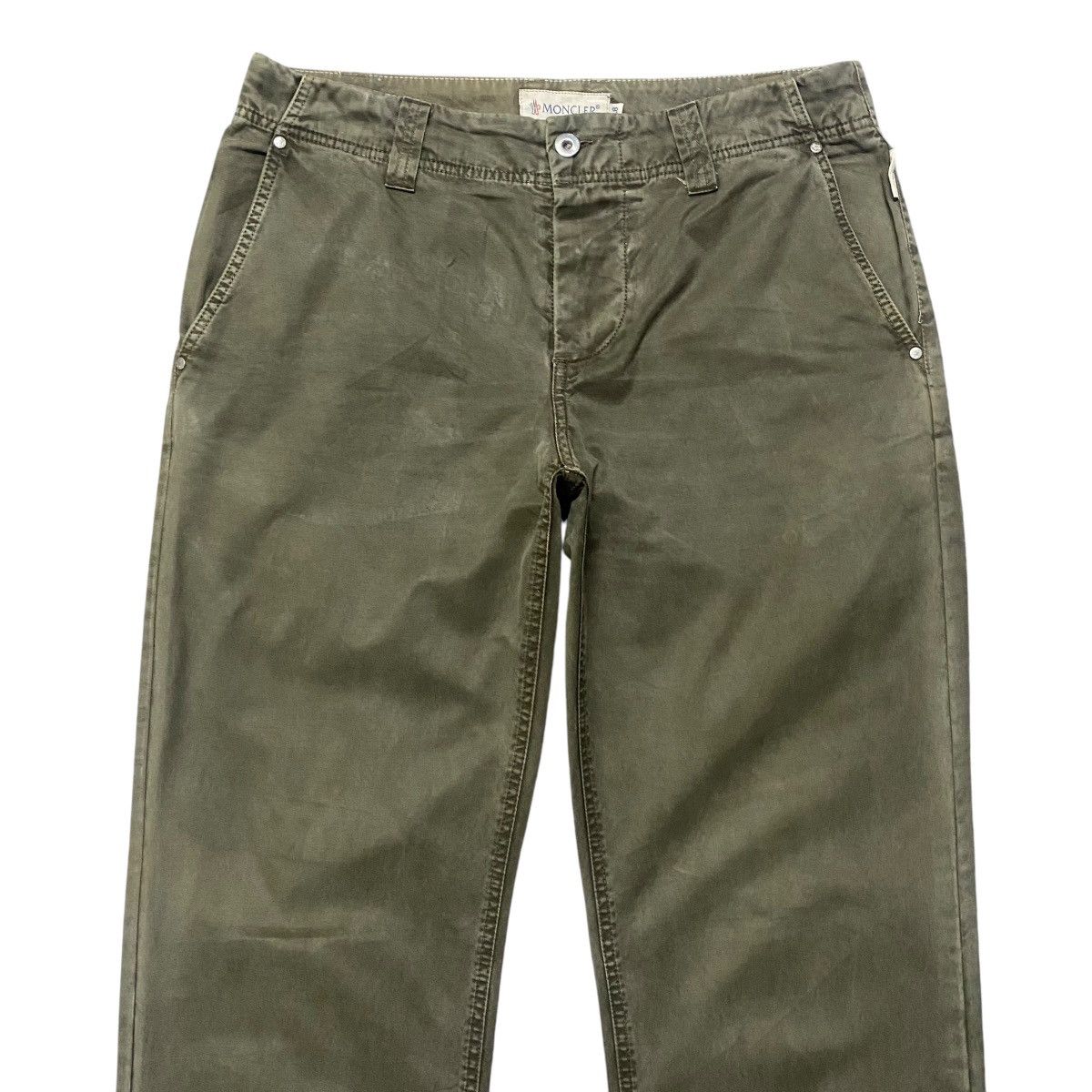 Moncler Vintage Moncler Khaki Trouser Pants Size US 33 - 3 Thumbnail