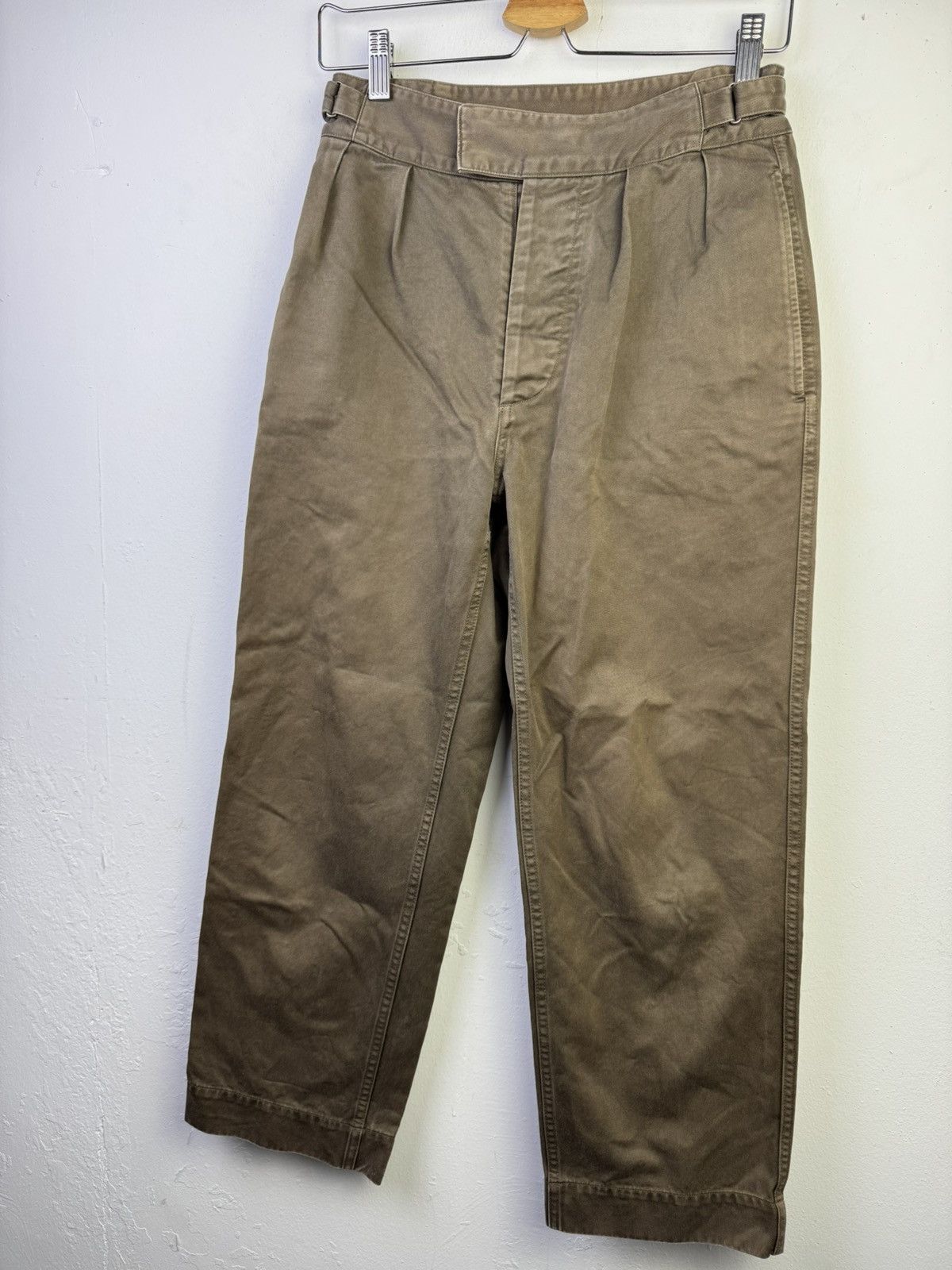 Margaret Howell Margaret Howell MHL Khaki Olive Chino Pant Size US 28 / EU 44 - 3 Thumbnail