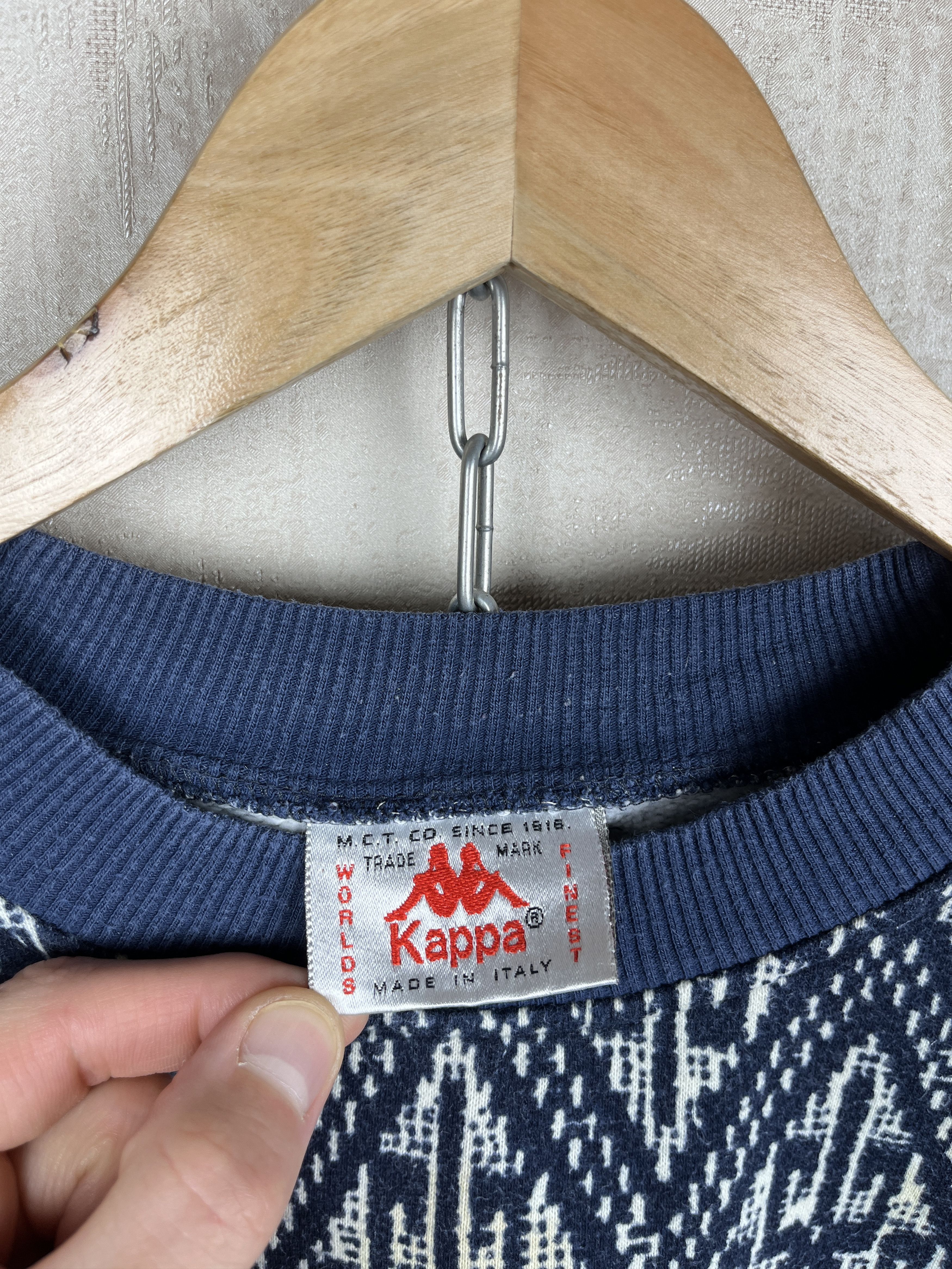 Kappa Vintage Kappa 90's Rare Crew Neck Sweatshirt Boxy Fit Size US L / EU 52-54 / 3 - 9 Thumbnail