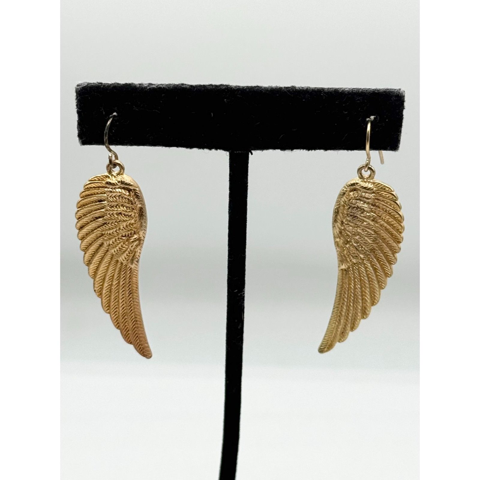 Other Angel wing gold dangle earrings Size ONE SIZE - 3 Thumbnail