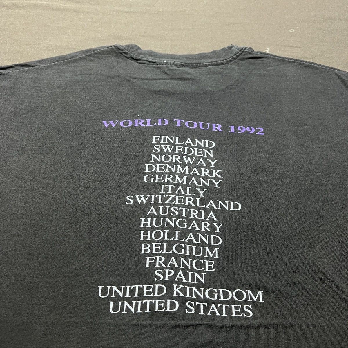 Band Tees Vintage 90s 1992 JOE COCKER Tour Tee XL Faded Blue-eyed soul Size US XL / EU 56 / 4 - 6 Thumbnail