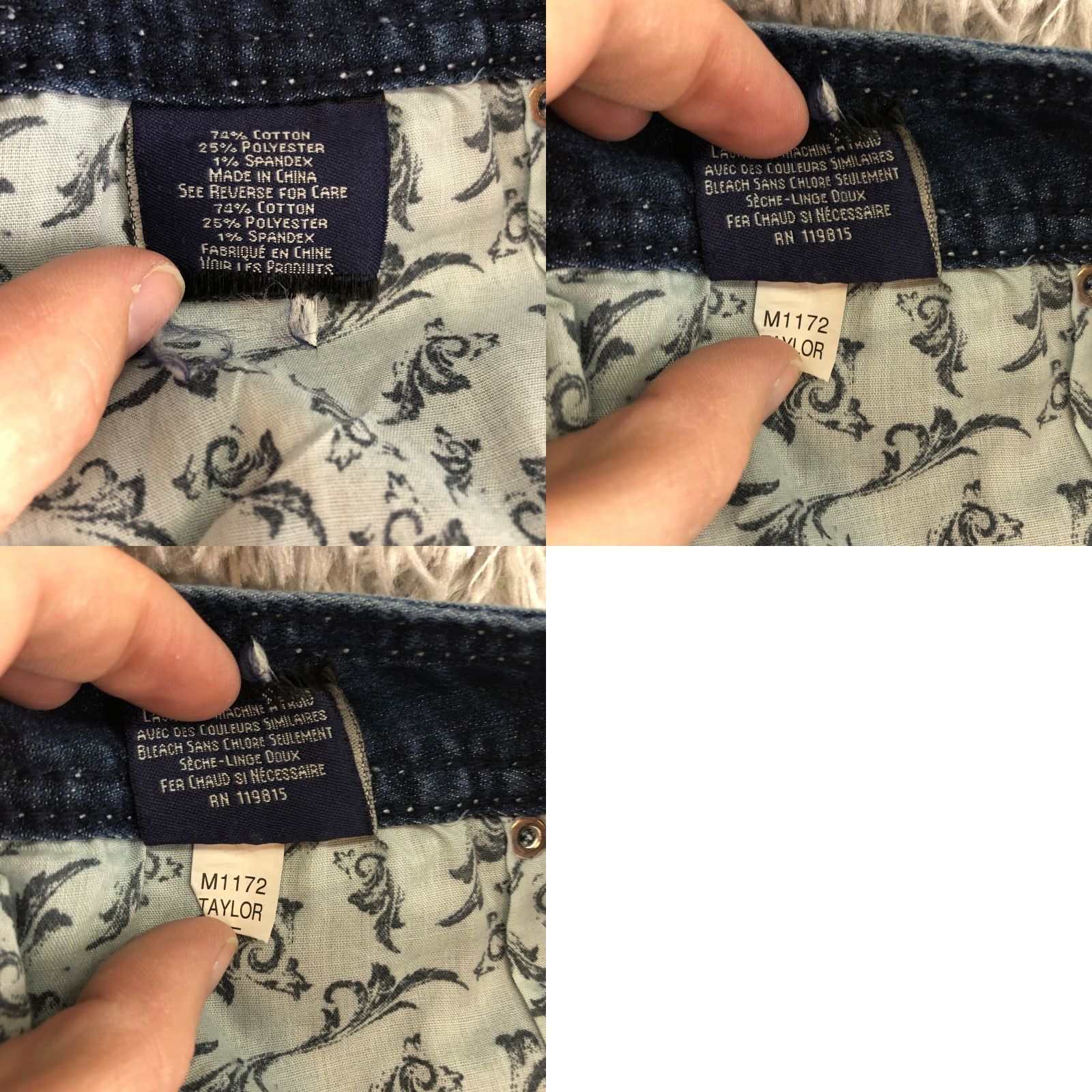 Rhythm Rhythm in Blues Jeans Women's Crop Mid Rise Blue Denim 33x26 Regular Inseam 26in Cotton Size 24" / US 00 / IT 34 - 8 Thumbnail