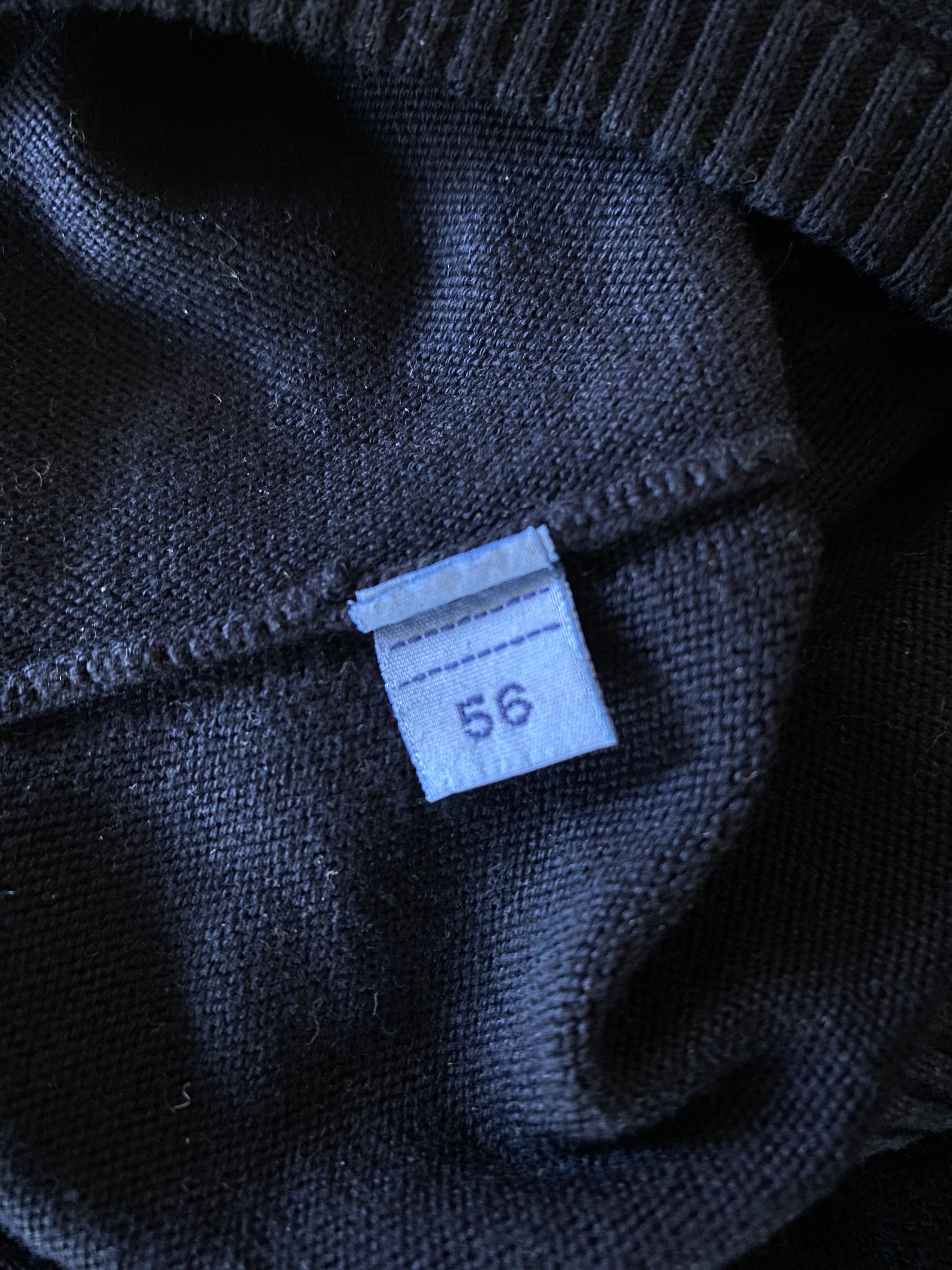 Gran Sasso Loose fiiting navy cotton knit vest Size US XL / EU 56 / 4 - 5 Thumbnail