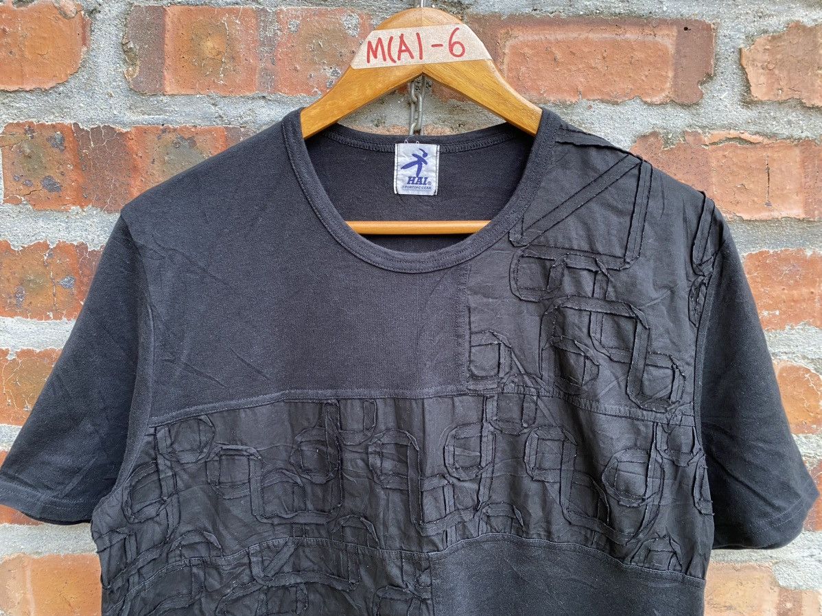 Issey Miyake 1990s Laser Cut Patchwork tee Size US M / EU 48-50 / 2 - 3 Thumbnail