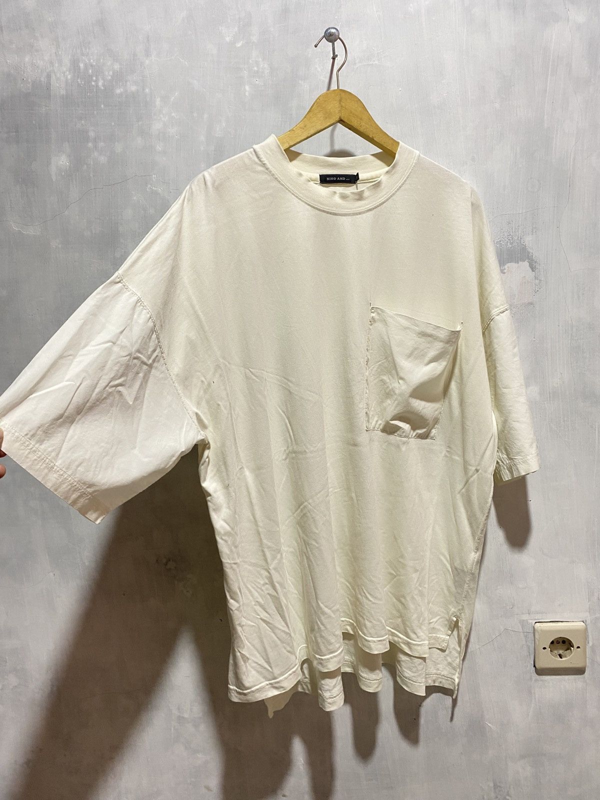 Japanese Brand Niko and japan brand oversize nylon sleeve & pocket tshirt Size US XXL / EU 58 / 5 - 3 Thumbnail