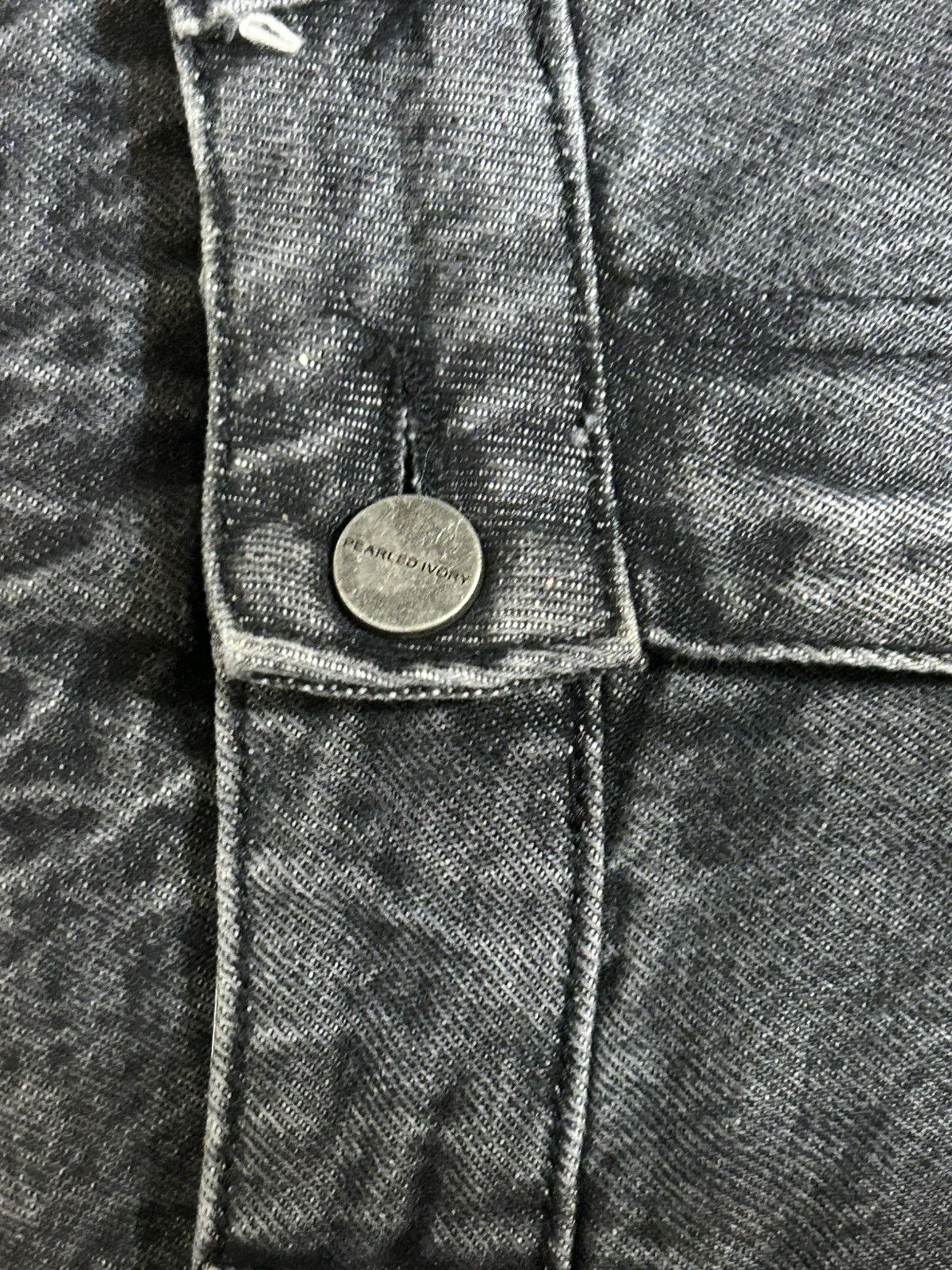 Pearled Ivory Pearld Ivory Black Denim (Washed) Size US 32 / EU 48 - 4 Thumbnail