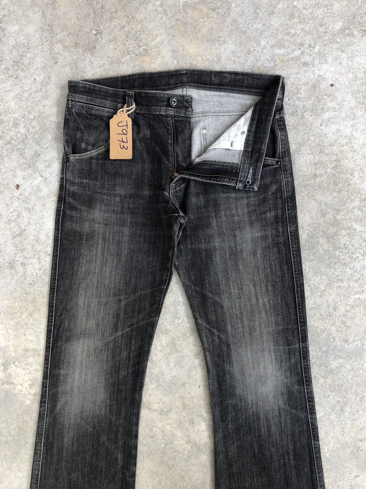 If Six Was Nine Y2k Wrangler Flared Jeans Distressed Jeans Size US 33 - 3 Thumbnail