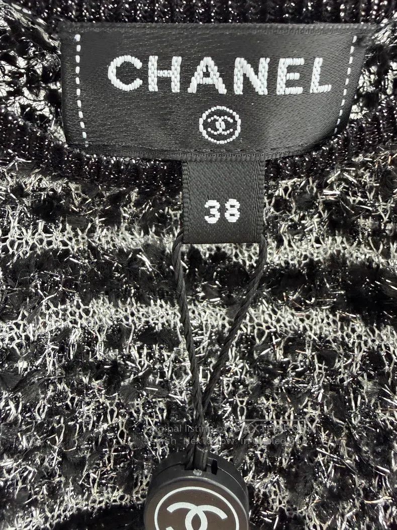 Chanel Chanel Black striped diamond buckle suspender vest Size XS / US 0-2 / IT 36-38 - 4 Thumbnail