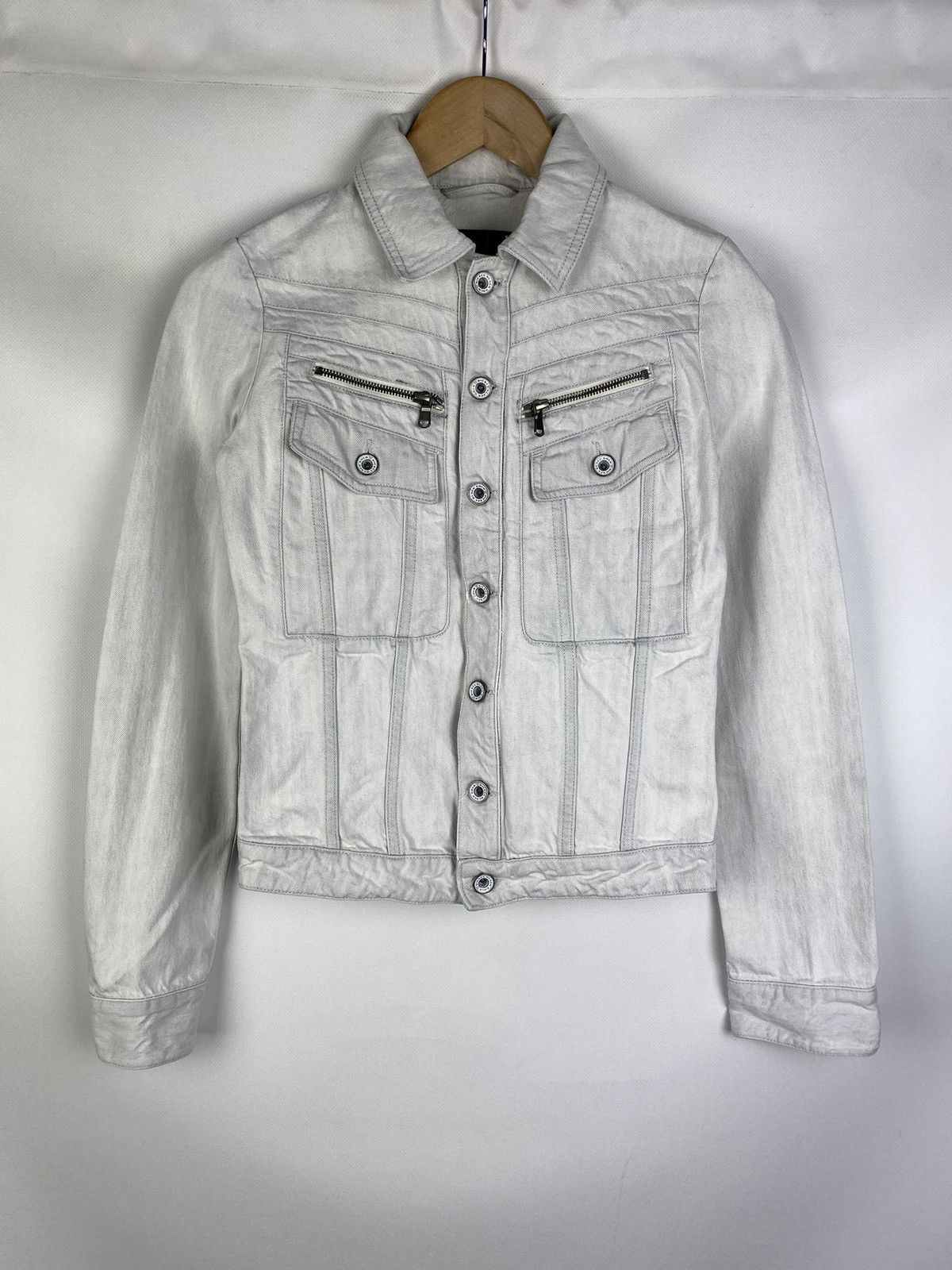Diesel × Diesel Black Gold Diesel Black Gold ladies denim trucker jacket size 38 / M Size M / US 6-8 / IT 42-44 - 1 Thumbnail