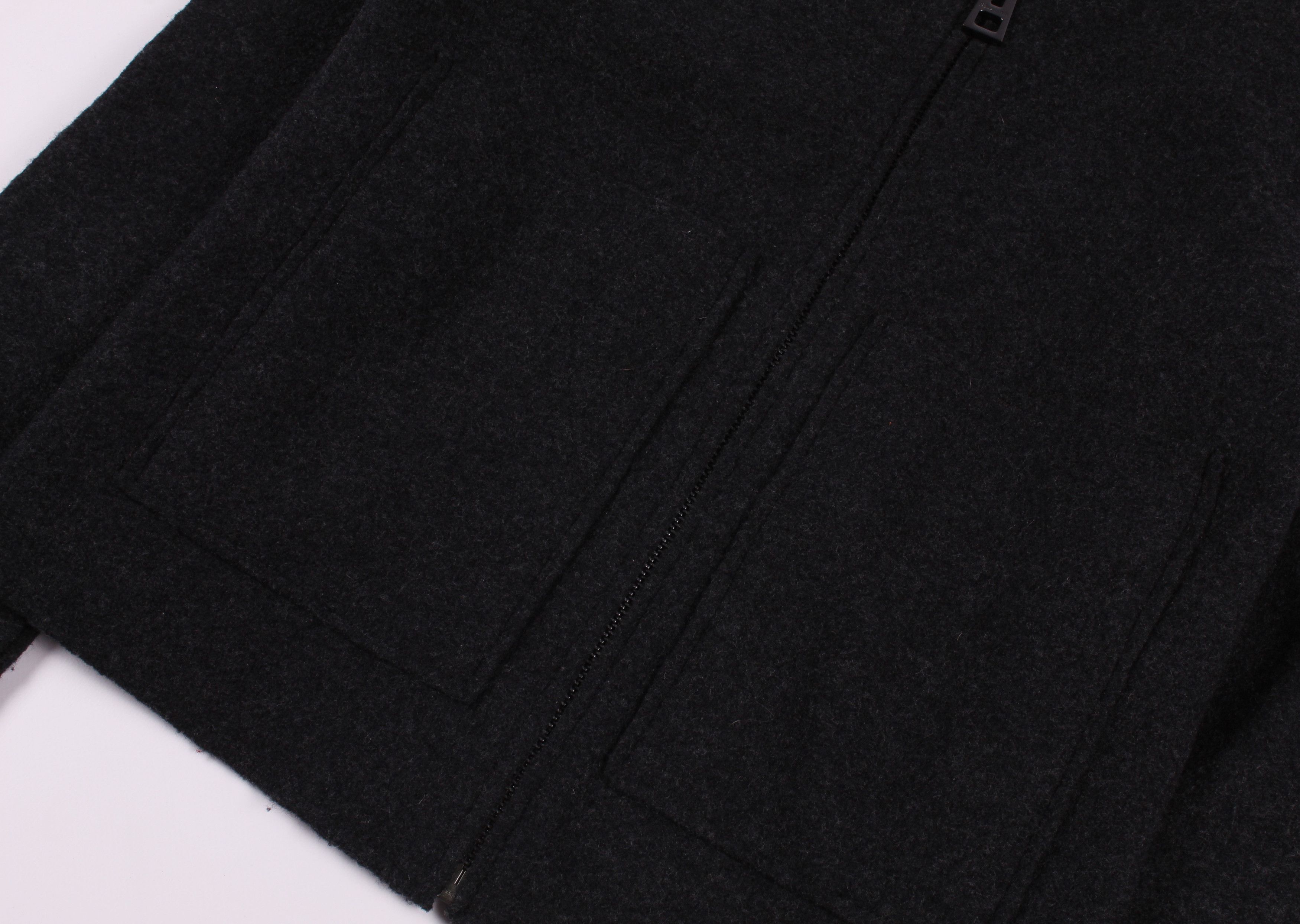 Zadig & Voltaire Zadig & Voltaire Merino Wool Biker Jacket Size L / US 10 / IT 46 - 5 Thumbnail