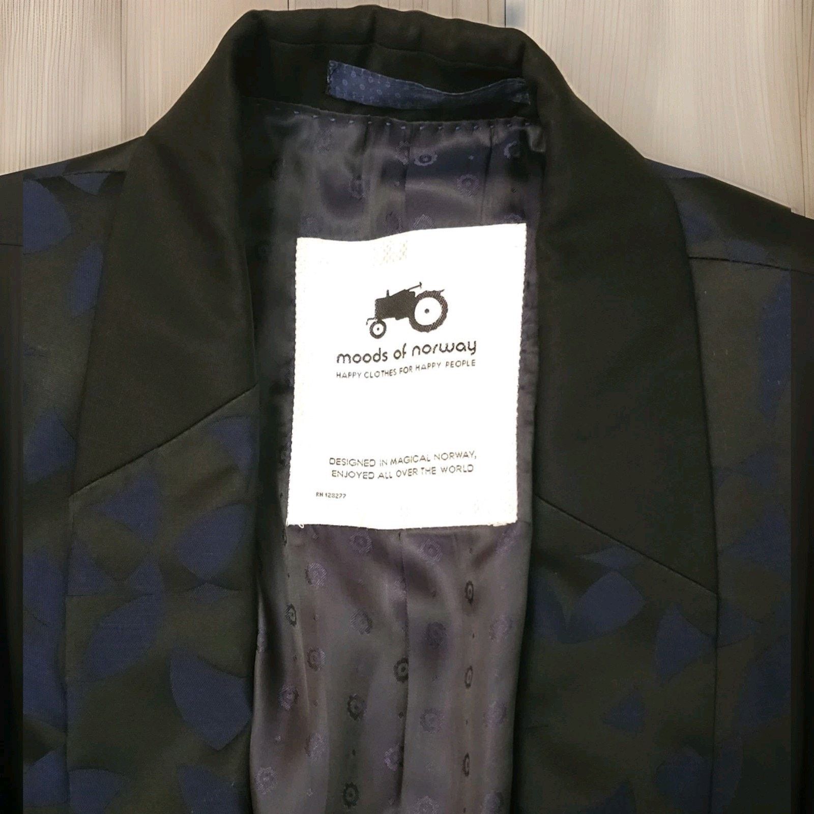 Moods of Norway Moods of Norway Cocktail Wool-Blend Evening Blazer Jacket 50 Size US M / EU 48-50 / 2 - 3 Thumbnail