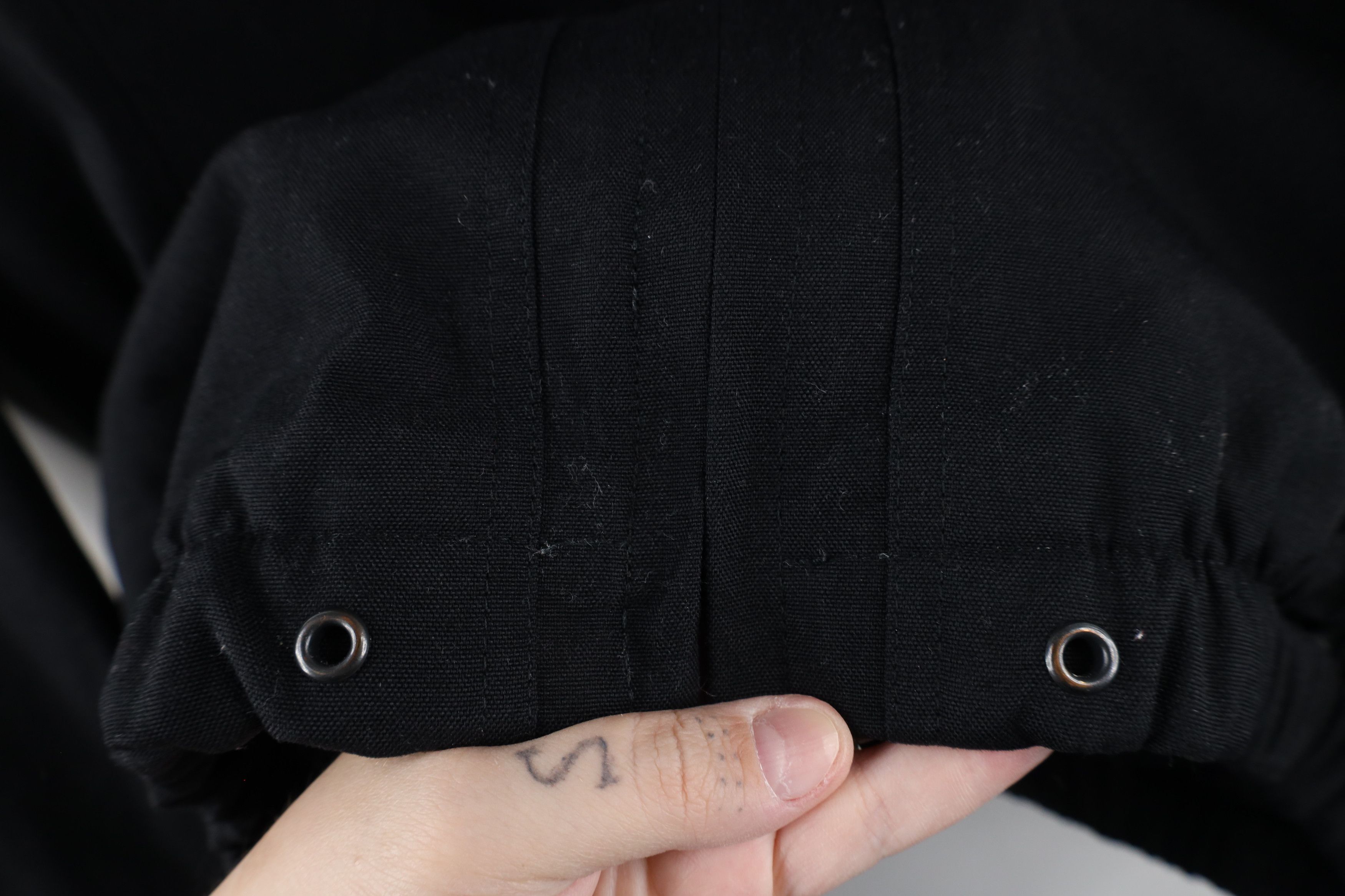 Goretex × Vintage Vintage 90s Goretex Workwear Waterproof Hooded Jacket Black Size US XL / EU 56 / 4 - 7 Thumbnail